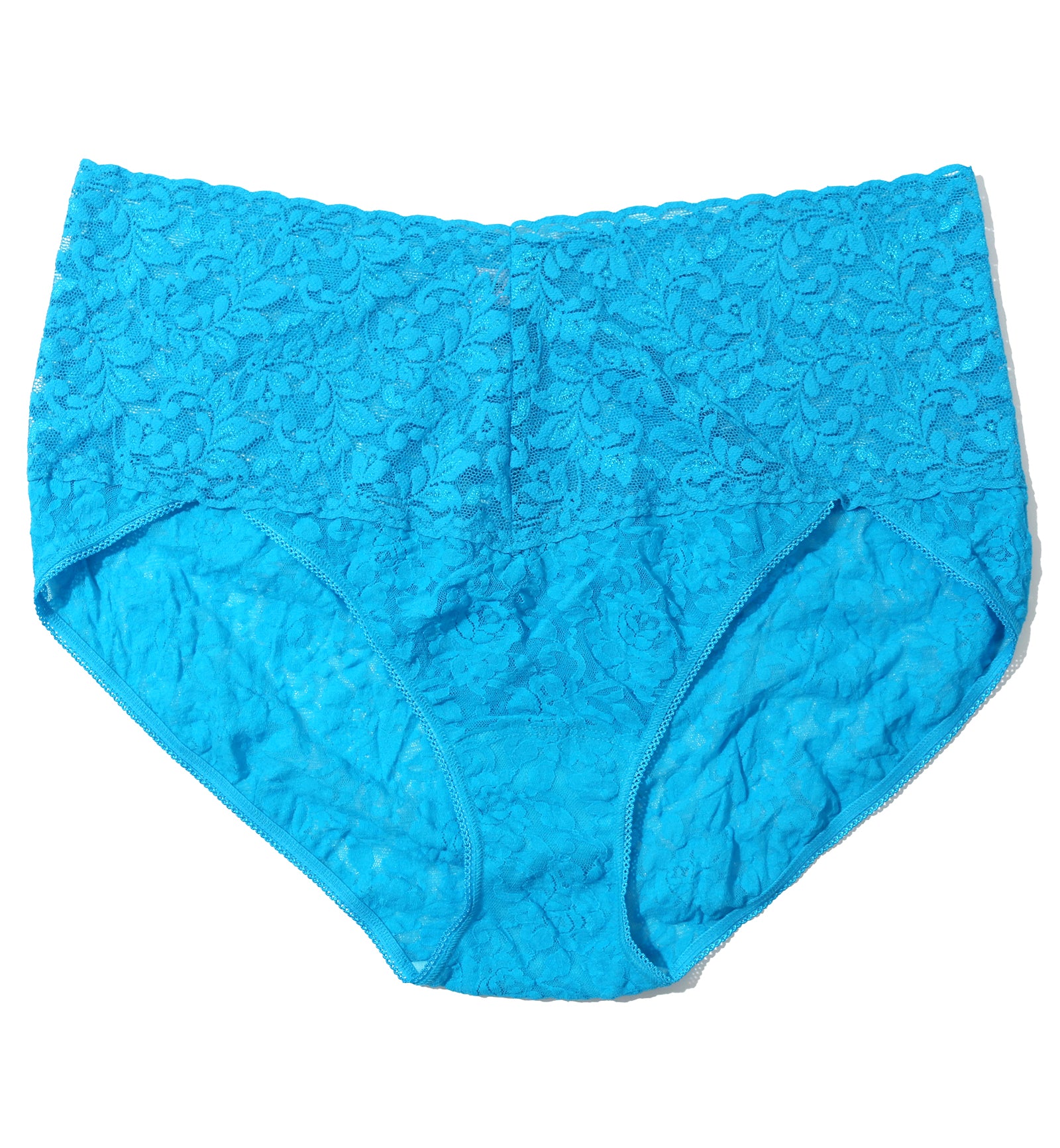 Hanky Panky Retro Lace V-kini PLUS (9K2124X),1X,Ocean Eyes - Ocean Eyes,1X