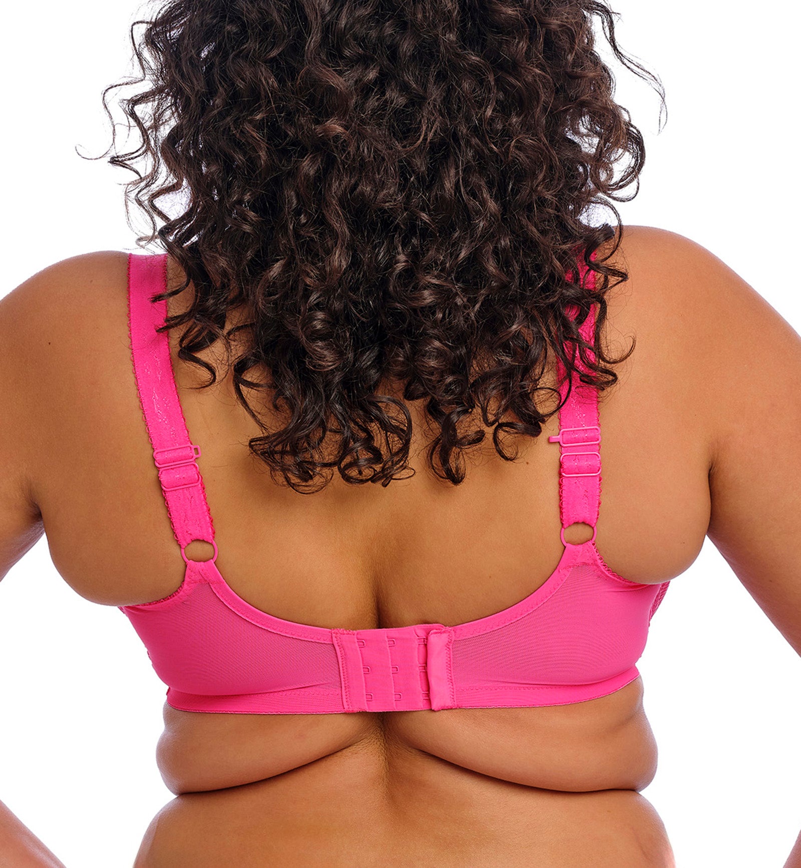 Elomi Charley Banded Plunge Underwire Bra (4380),32GG,Pink - Pink,32GG