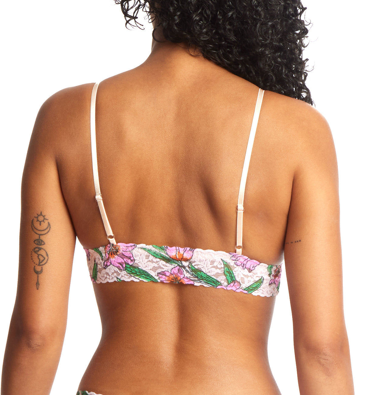 Hanky Panky Signature Lace Padded Triangle Bralette (PR487004),Small,Memoir - Memoir,Small