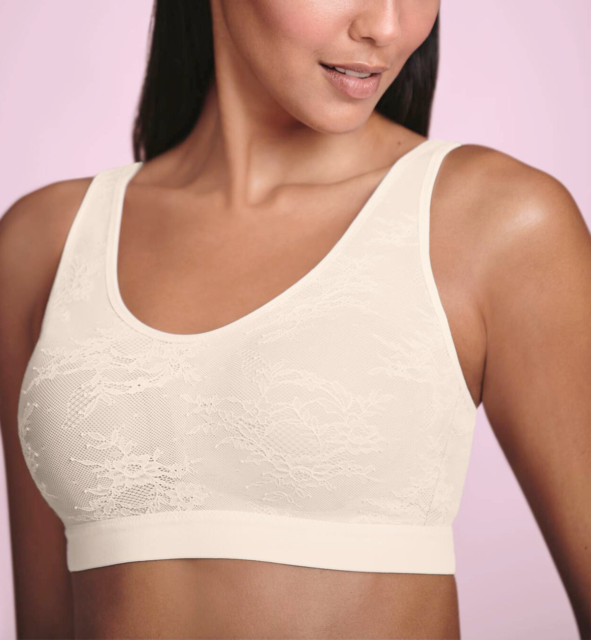 Anita Care Essential Lace Post Mastectomy Bralette (4700X),XS,Crystal - Crystal,XS