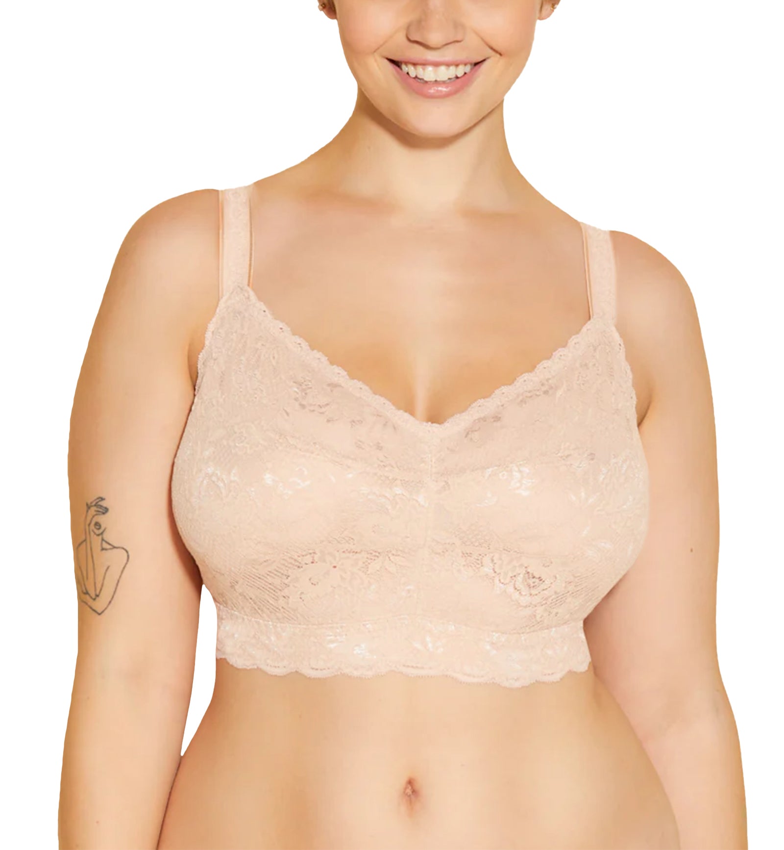 Cosabella NSN SUPER CURVY Sweetie Bralette (NEVER1340),Small,Camel - Camel,Small