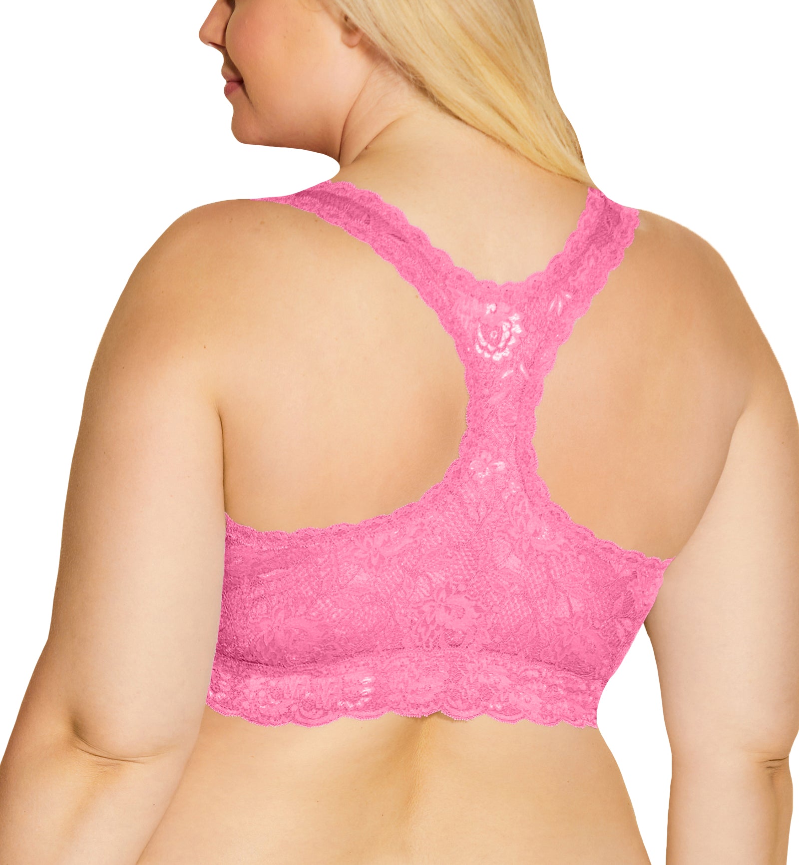 Cosabella NSN ULTRA CURVY Racie Racerback Bralette (NEVER1353),XS,Rani Pink - Rani Pink,XS