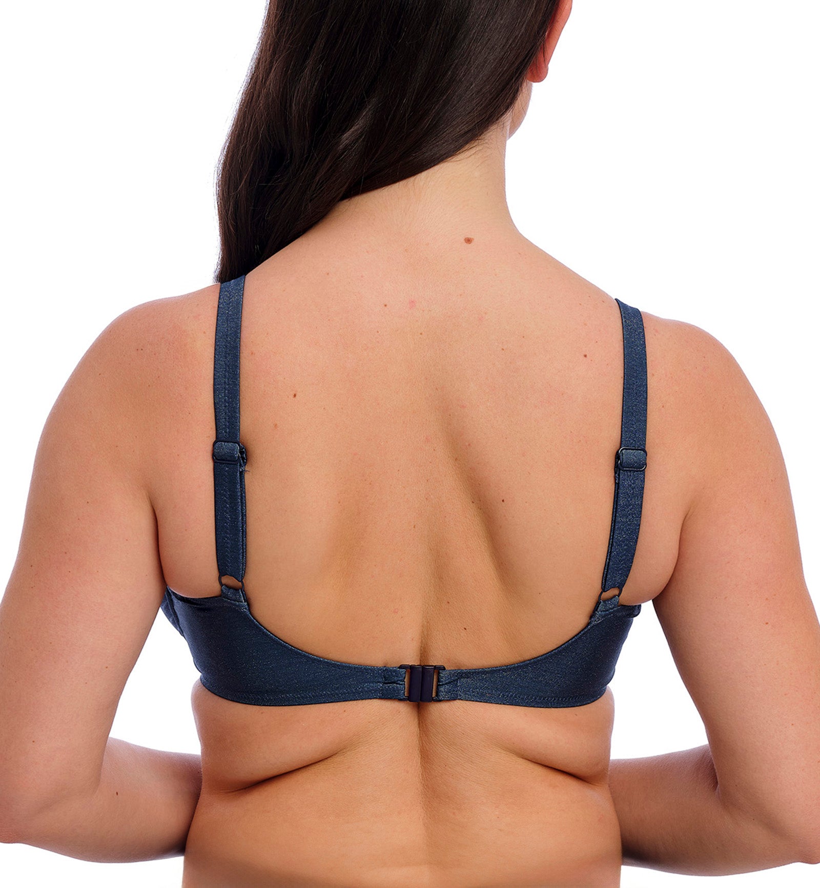 Fantasie Paros Coast Gathered Full Cup Underwire Bikini Top (506101),30E,Midnight Sparkle - Midnight Sparkle,30E