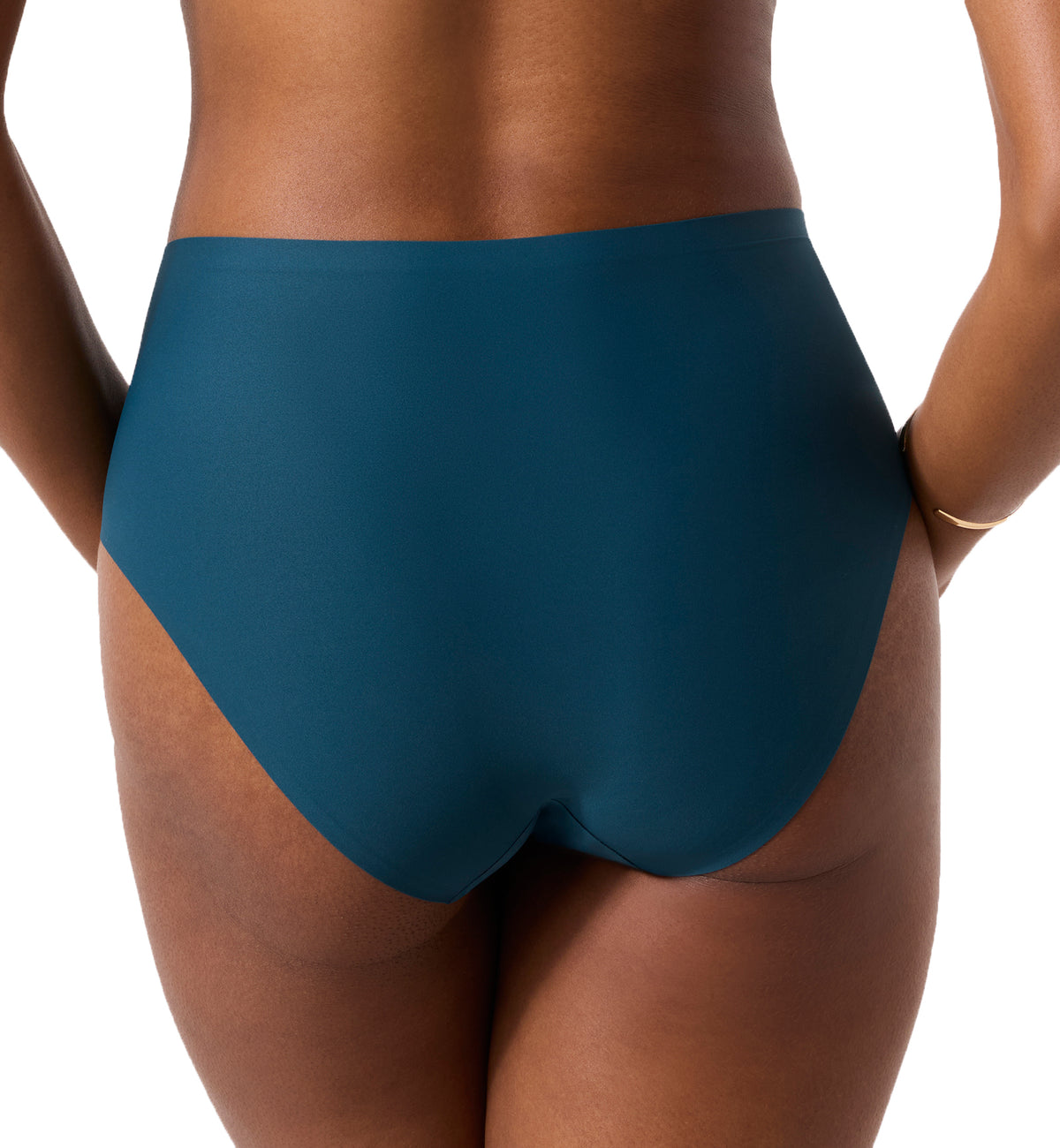 Evelyn & Bobbie High-Waisted Retro Bikini Panty (1704),US 0-14,Deep Tide - Deep Tide,US 0-14