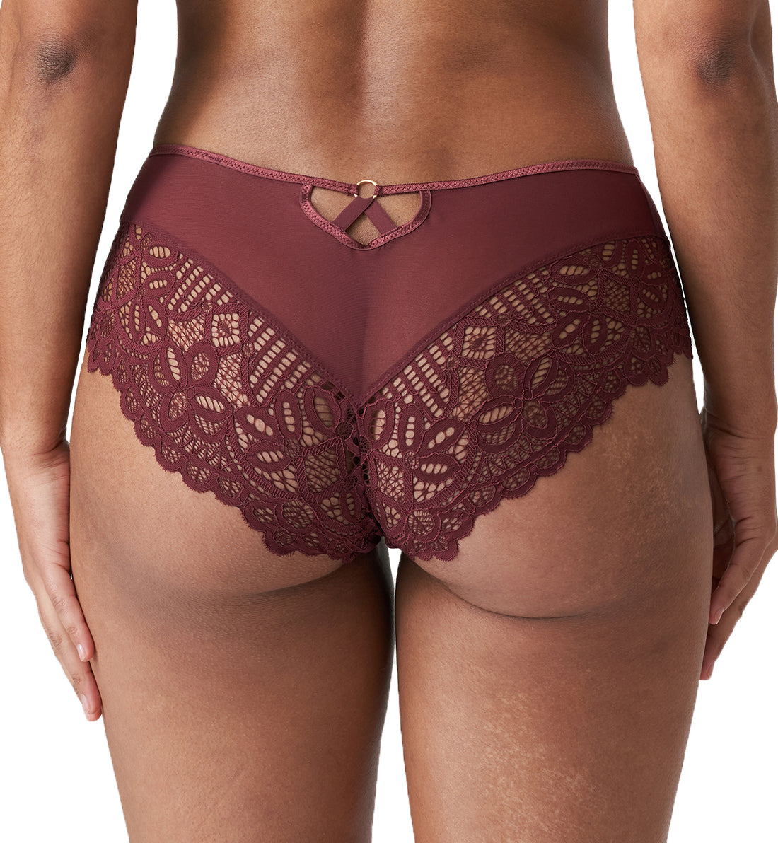 PrimaDonna Twist First Night Hotpants Panty (0541882),XL,Merlot - Merlot,XL
