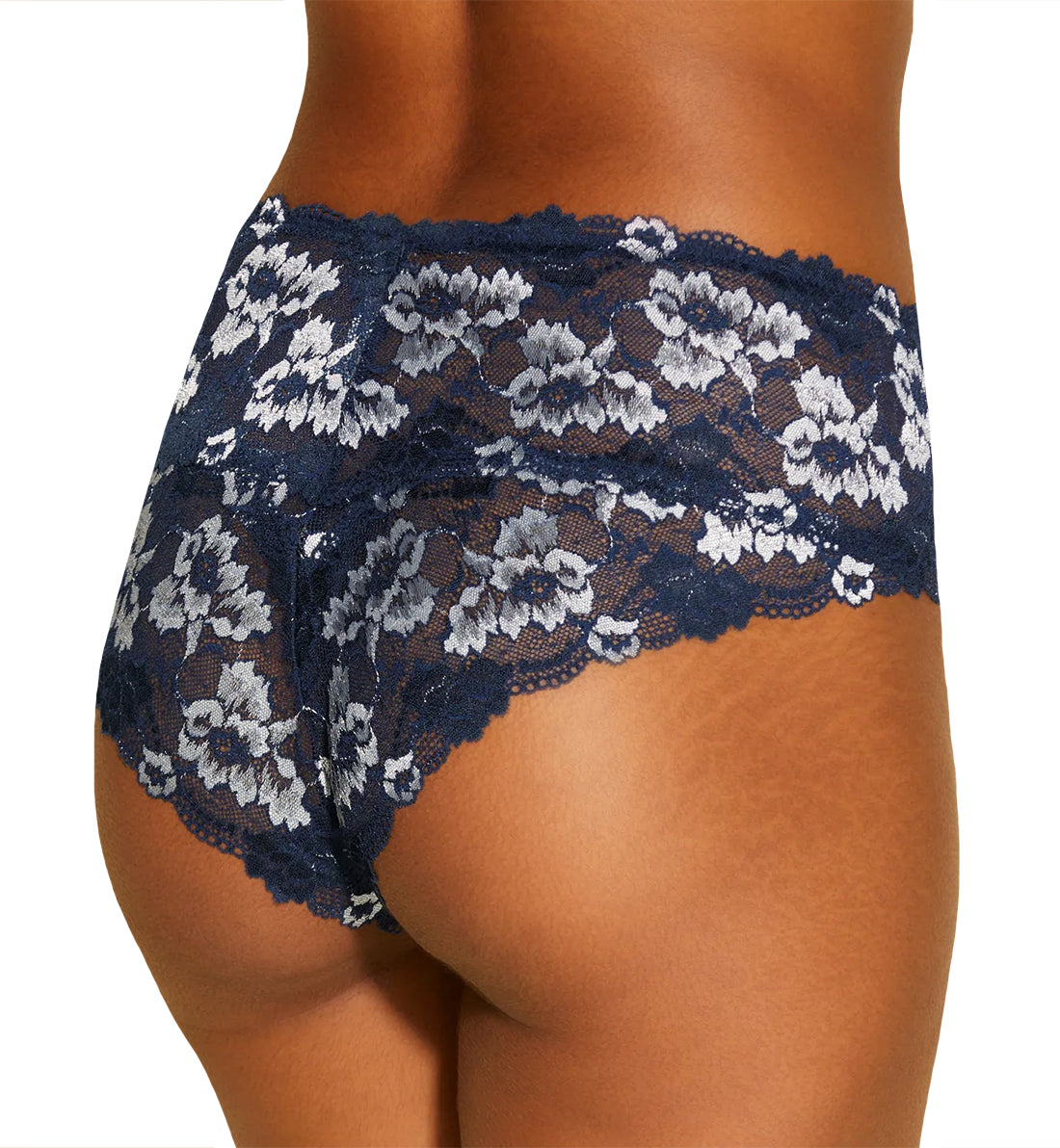 Cosabella Savona High Waist Brief Panty (SAVON0562),Small,Nocturnal/Ivory - Nocturnal/Ivory,Small