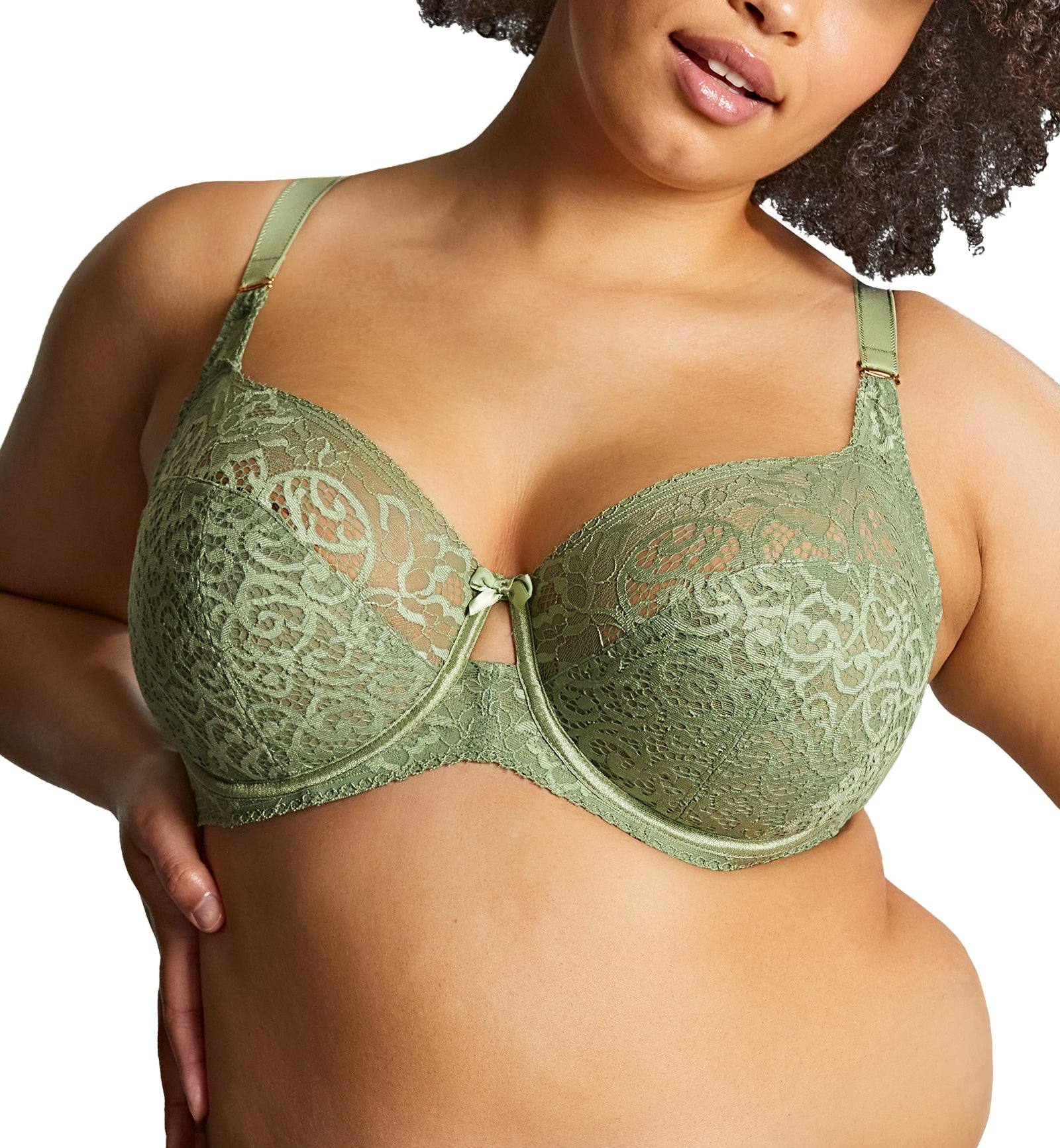 Sculptresse by Panache Estel Full Cup Underwire Bra (9685),34F,Sage - Sage,34F