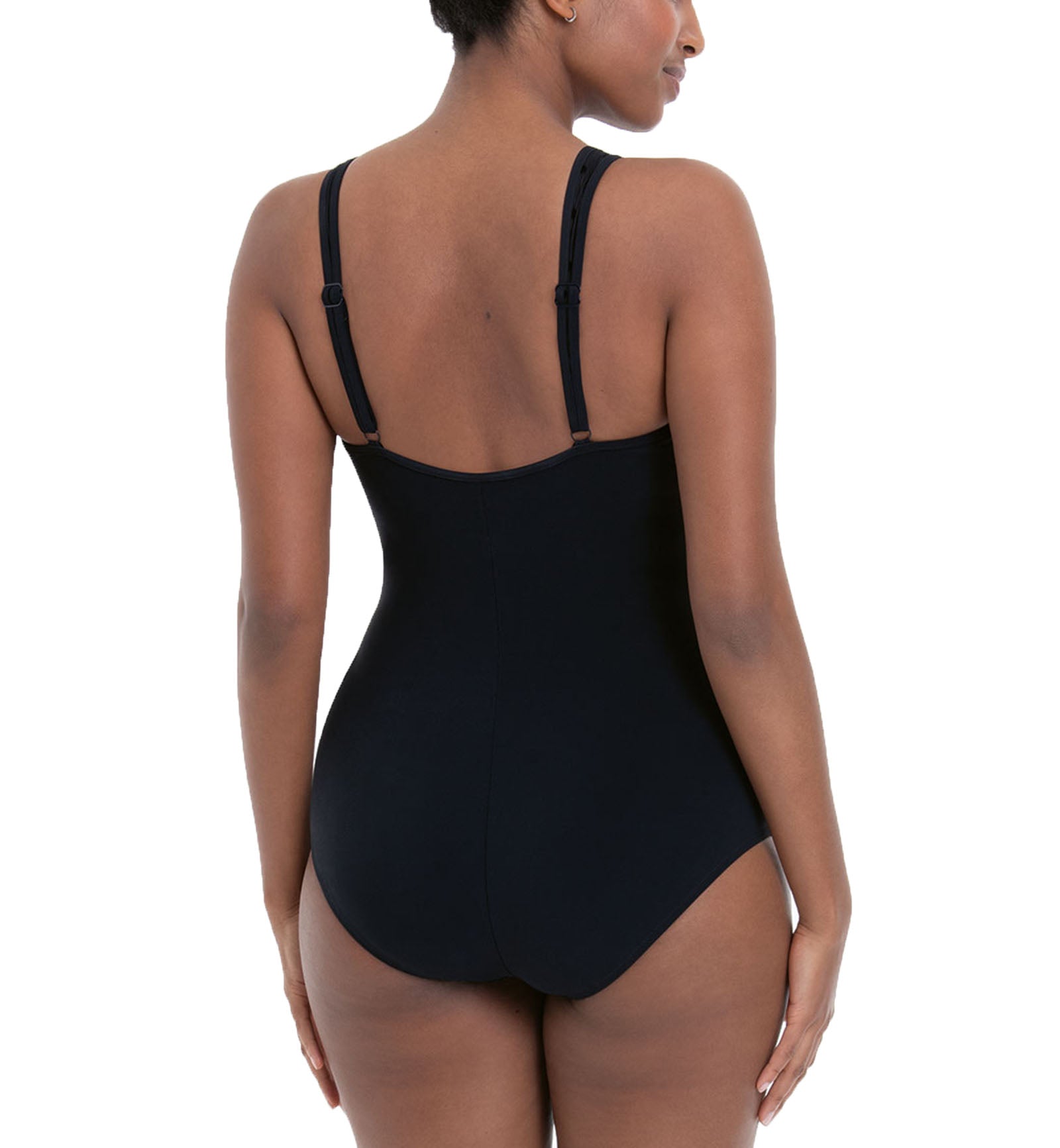 Anita Care Summer Dot Vera High Neck One Piece Swimsuit (6224),32C,Black - Black,32C