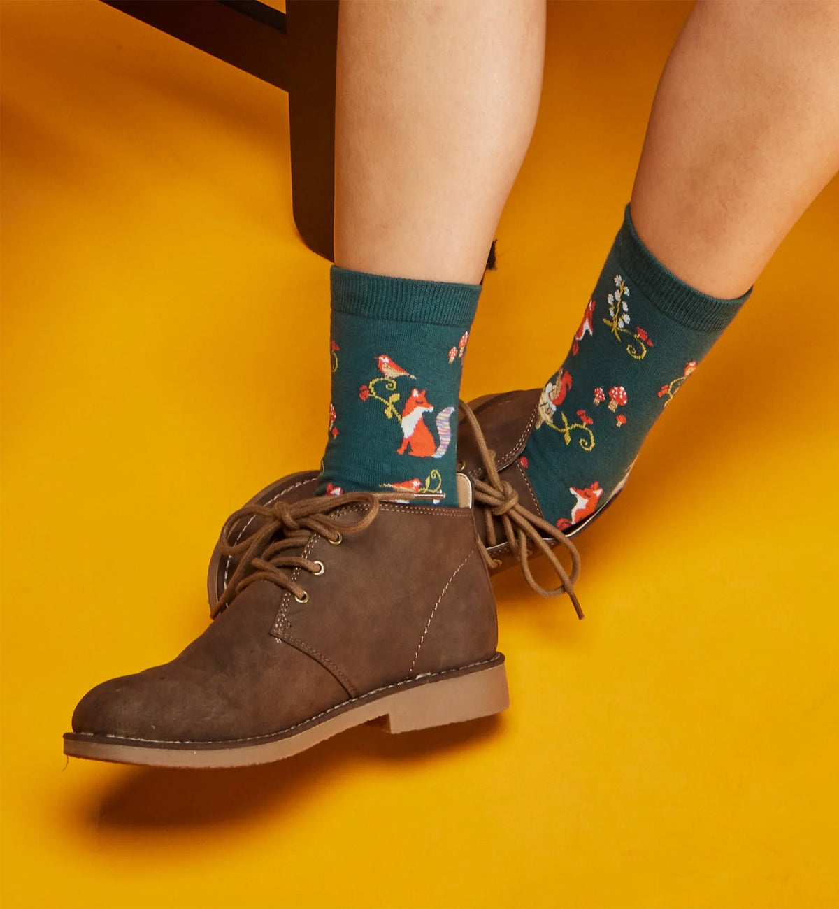 SOCK it to me Women's Crew Socks (W0454),Foxy, I Think I Love You! - Foxy I Think I Love You!,One Size