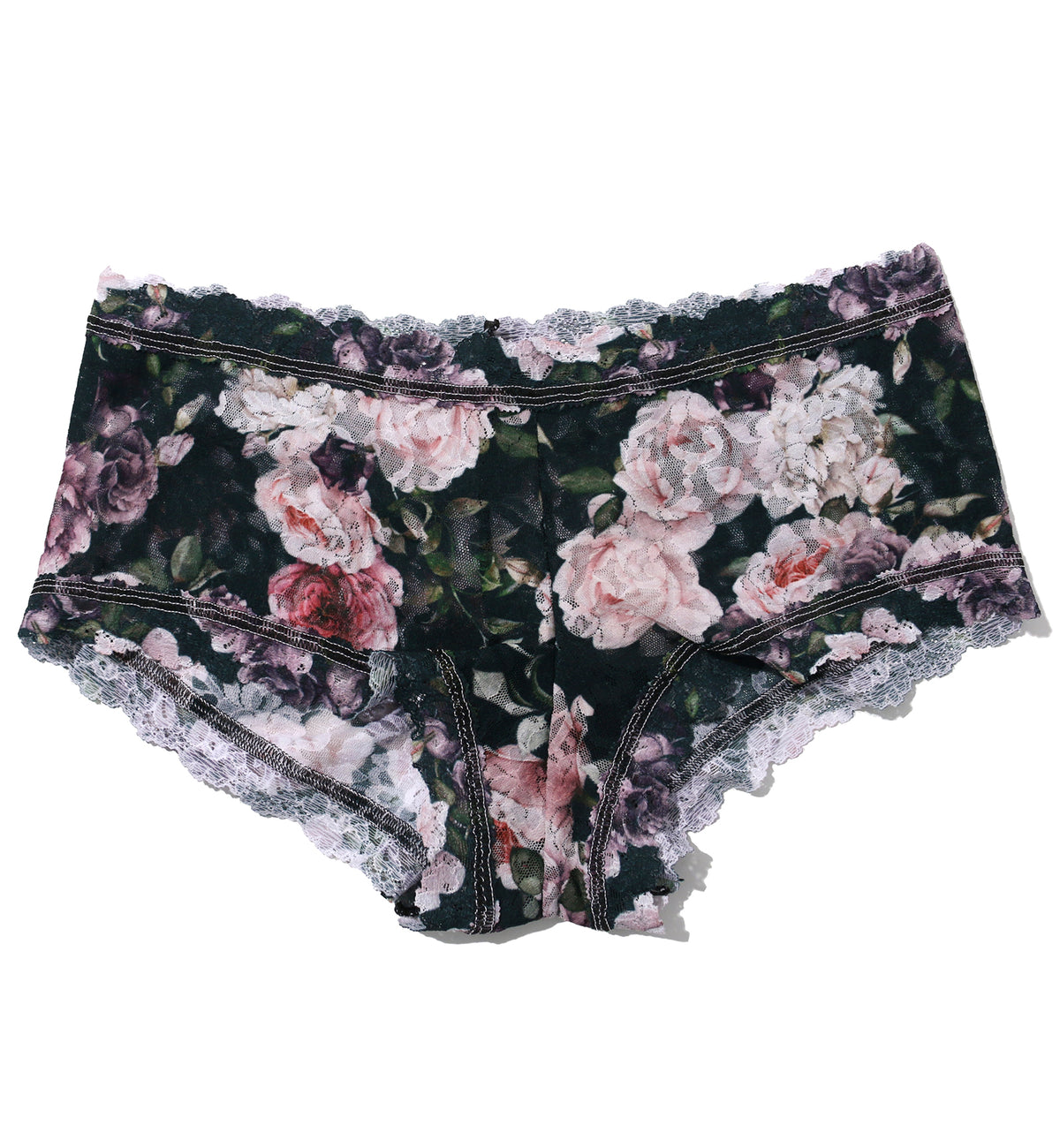 Hanky Panky Signature Lace Printed Boyshort (PR4812P),XS,Romantique - Romantique,XS