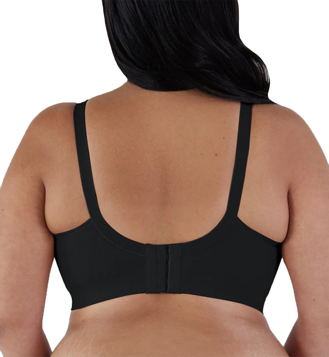 BRAVADO! DESIGNS Body Silk FULL CUP Seamless Nursing Bra (1401VFC),Small FC,Black - Black,Small-Full Cup