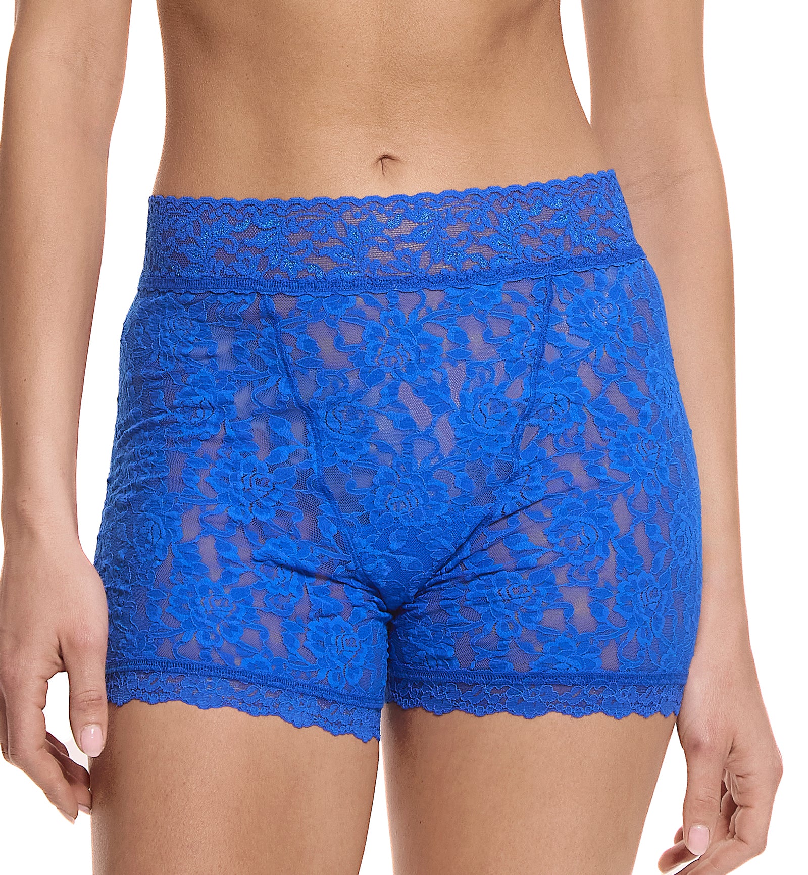 Hanky Panky Signature Lace Boxer Brief (481254),XS,Across The Pond - Across The Pond,XS