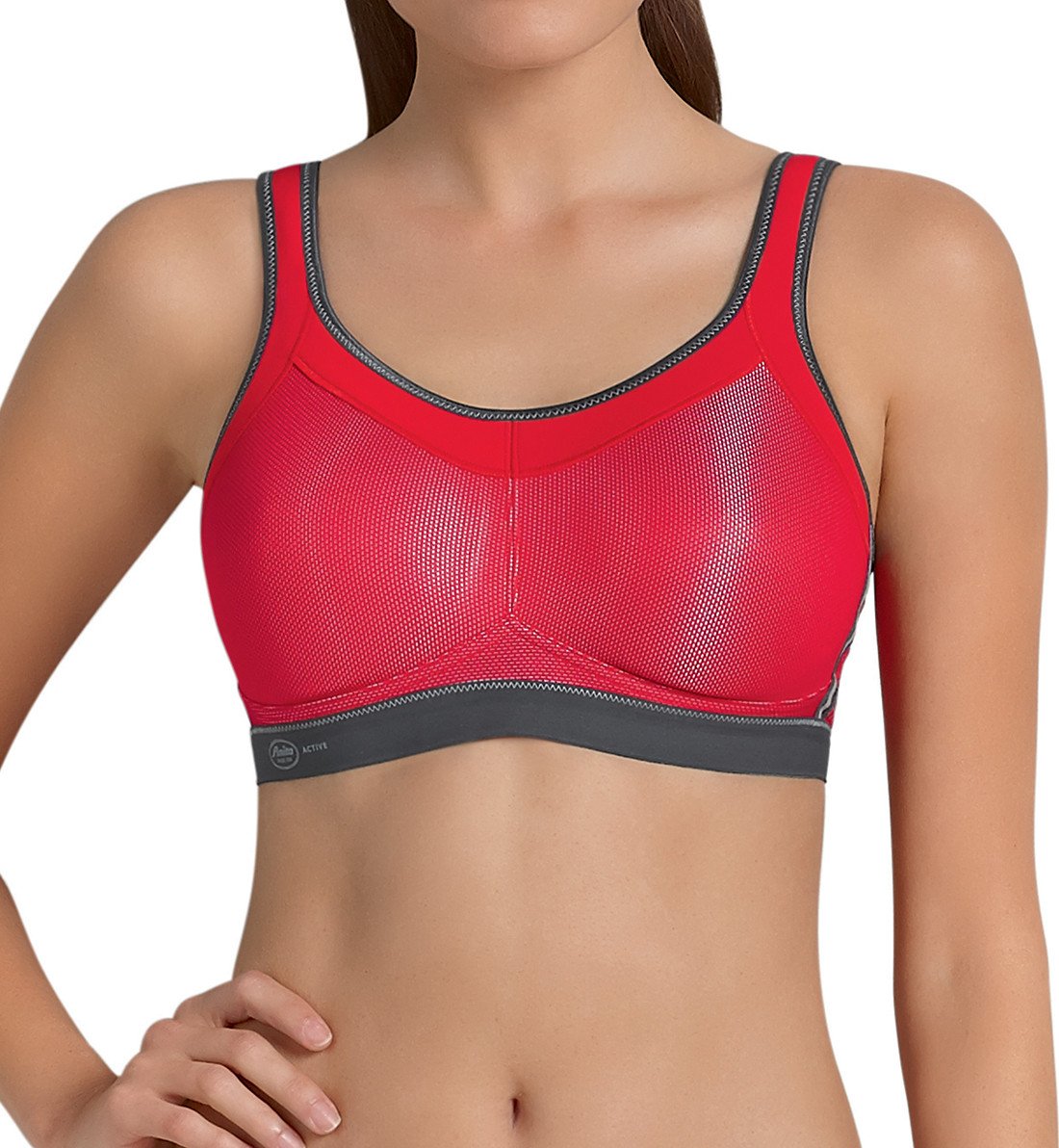 Anita Momentum Max Support Wireless Sports Bra (5529),30B,Red - Red,30B