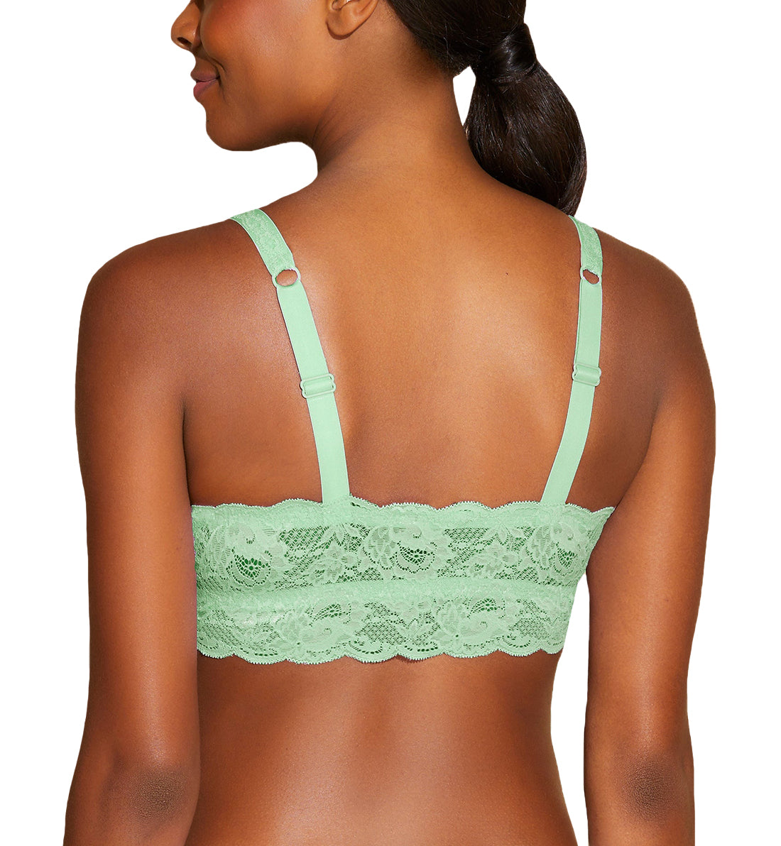 Cosabella Never Say Never CURVY Sweetie Bralette (NEVER1310),Petite,Ghana Green - Ghana Green,Petite