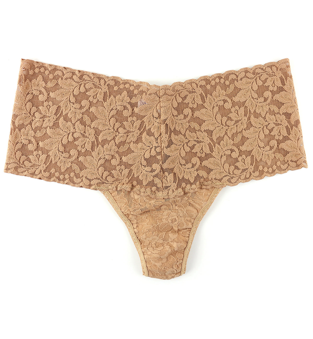 Hanky Panky Retro Lace Thong (9K1926P),Suntan - Suntan,One Size