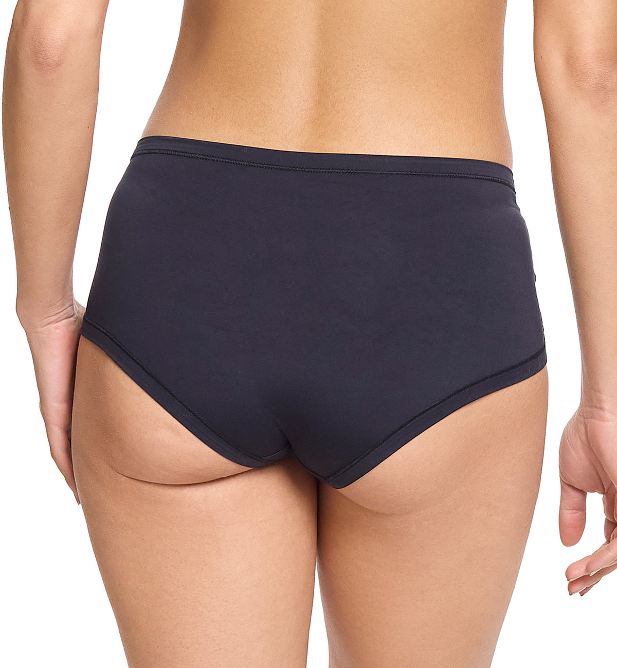 Hanky Panky YourFit Boyshort (6S1294),Medium,Black - Black,One Size