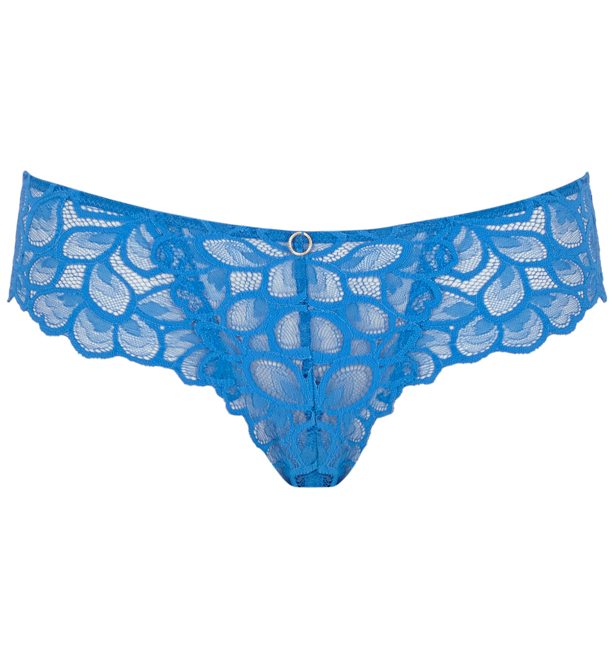 Panache Allure Brazilian Brief (10762),XS,Azure Blue - Azure Blue,XS