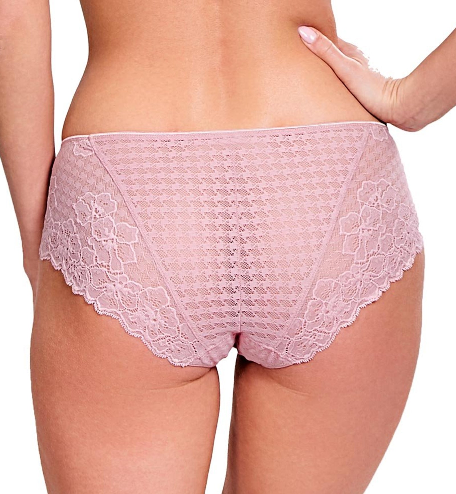 Panache Envy Matching Brief (7282),XS,Rose Pink - Rose Pink,X-Small