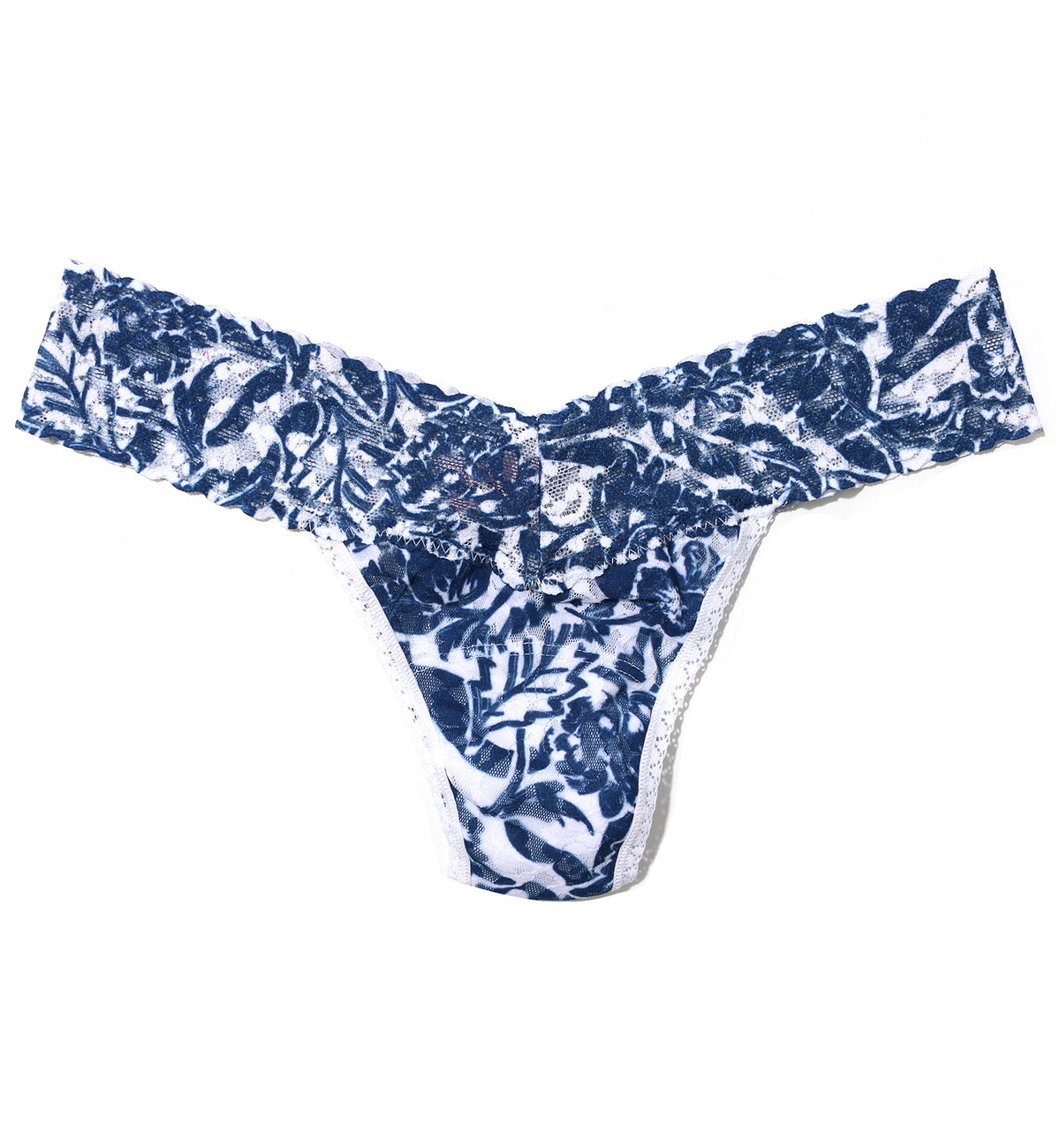 Hanky Panky Signature Lace Printed Low Rise Thong (PR4911P),Sketchbook Floral - Sketchbook Floral,One Size