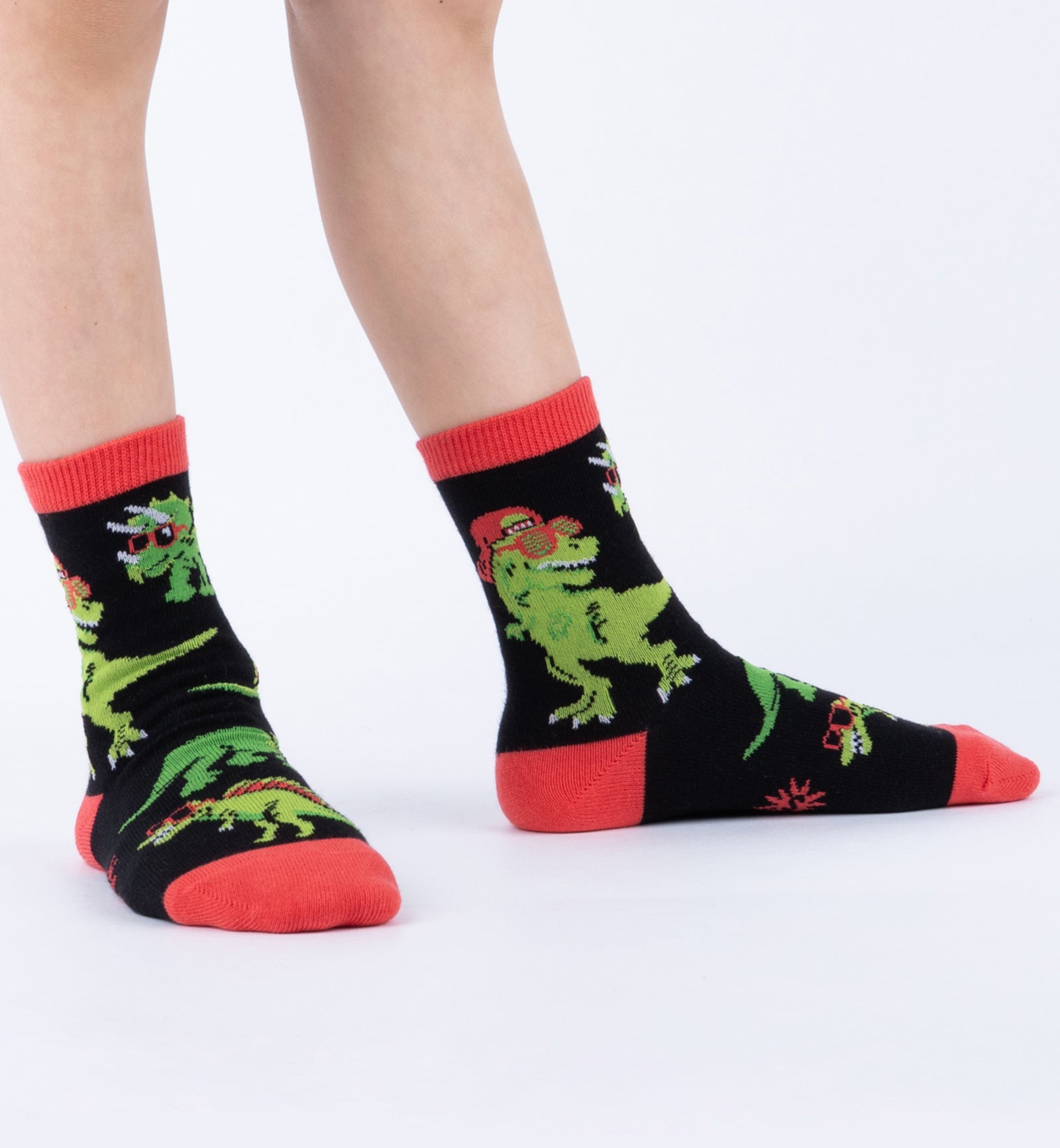 SOCK it to me 3-PACK Junior Crew Socks (PJC0178),You're Tricera-tops - You're Tricera-tops,One Size