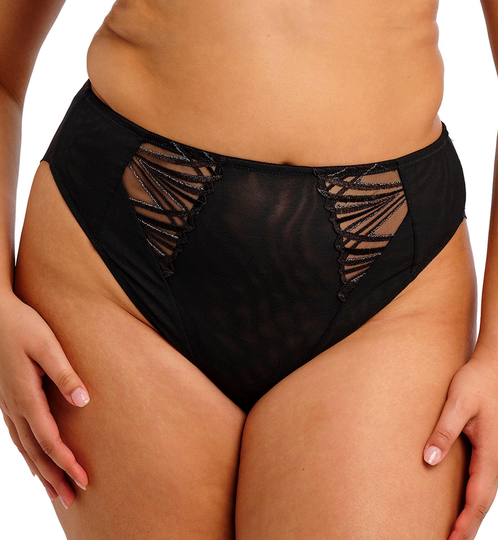 Elomi Reja Panty Brief (303150),Small,Black - Black,Small