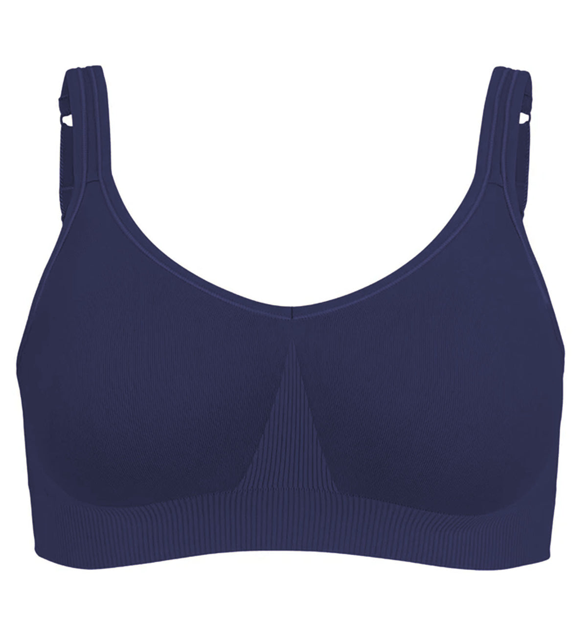 BRAVADO! DESIGNS Everyday Sculpt Wire-Free Bra (11011V),Small,Navy - Navy,Small
