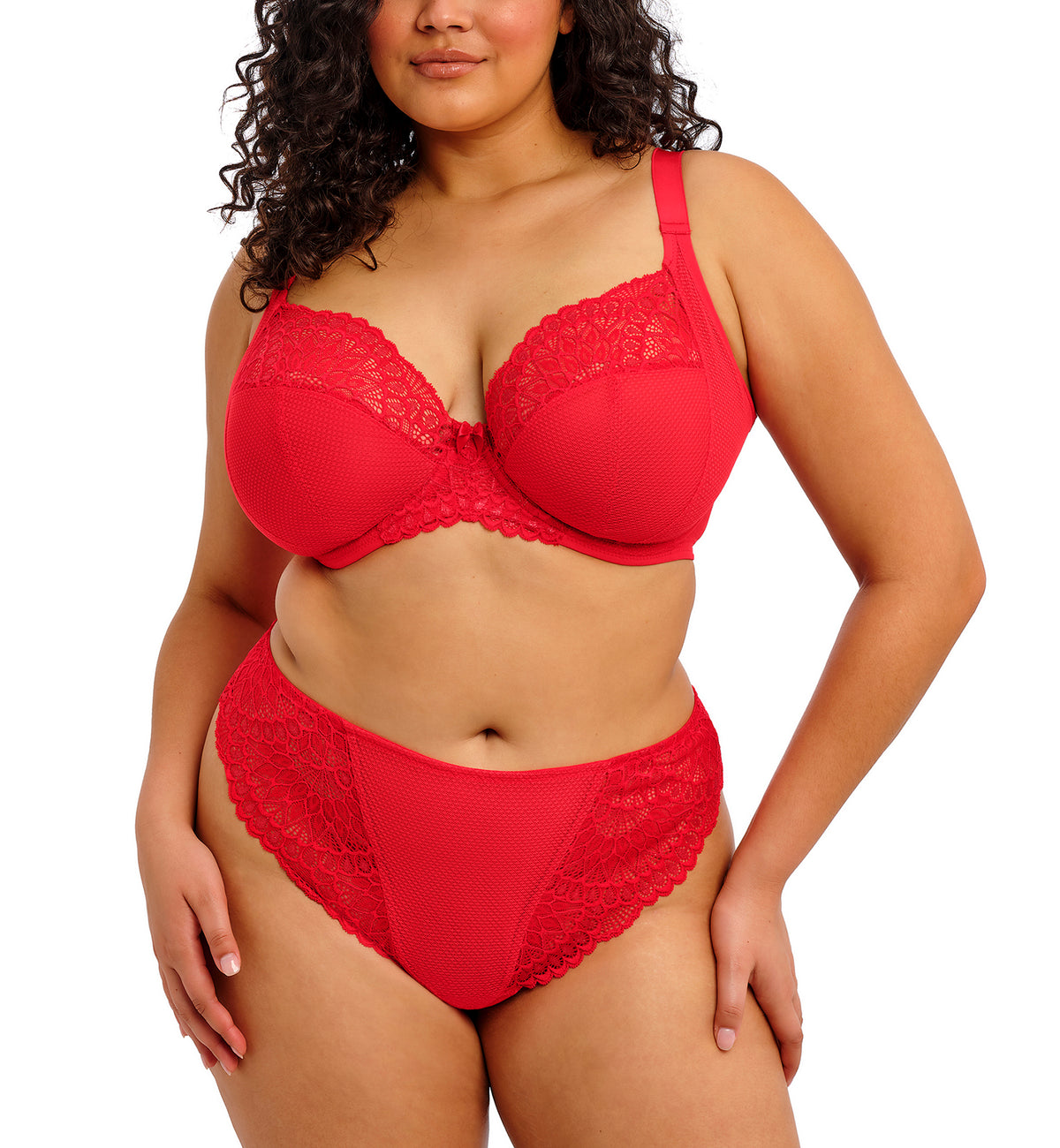 Elomi Tiernie Thong (303370),Small,Red - Red,Small