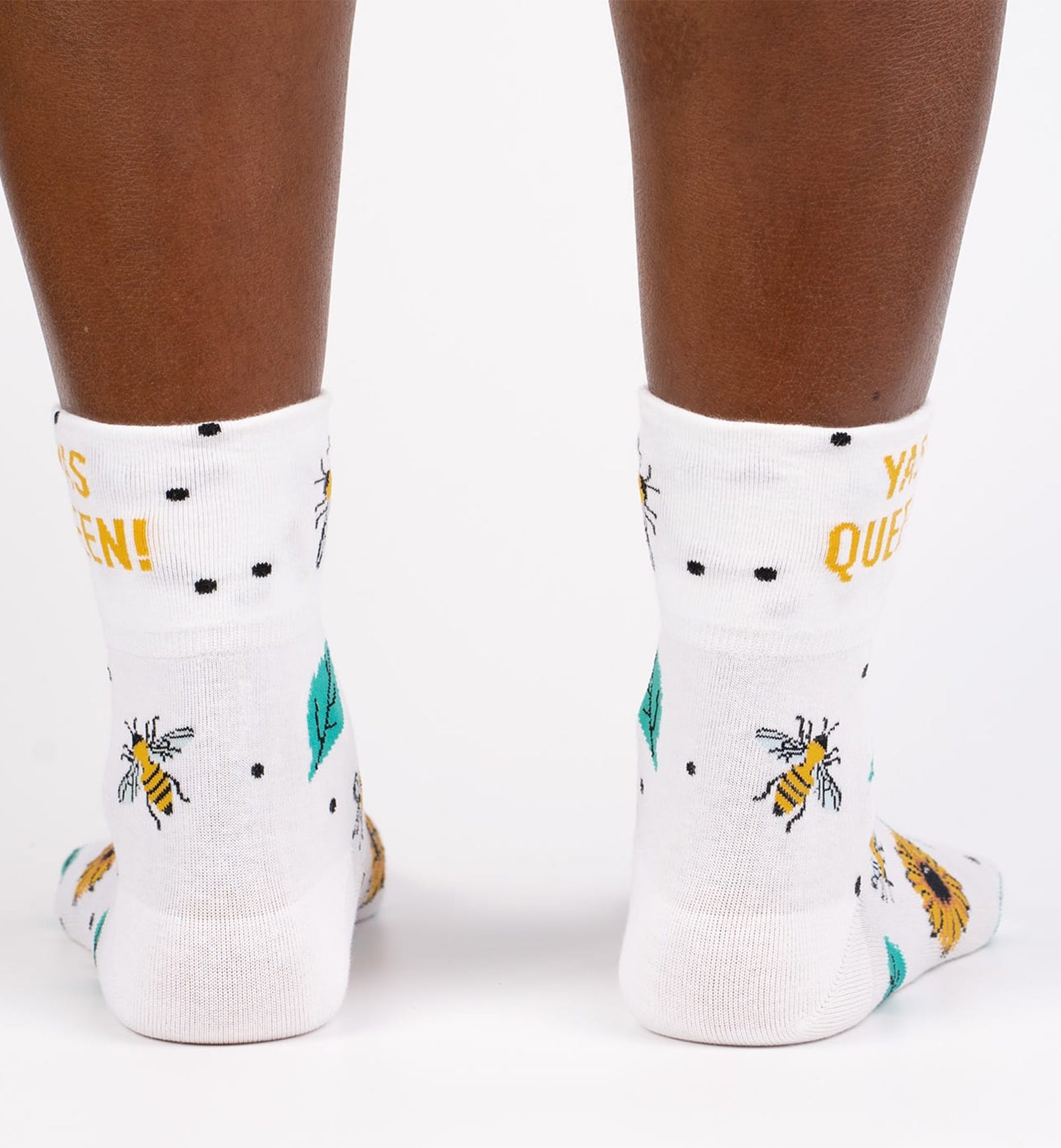 SOCK it to me 2-Way Turn Cuff Crew Socks (q0008),Yas Queen - Yas Queen,One Size