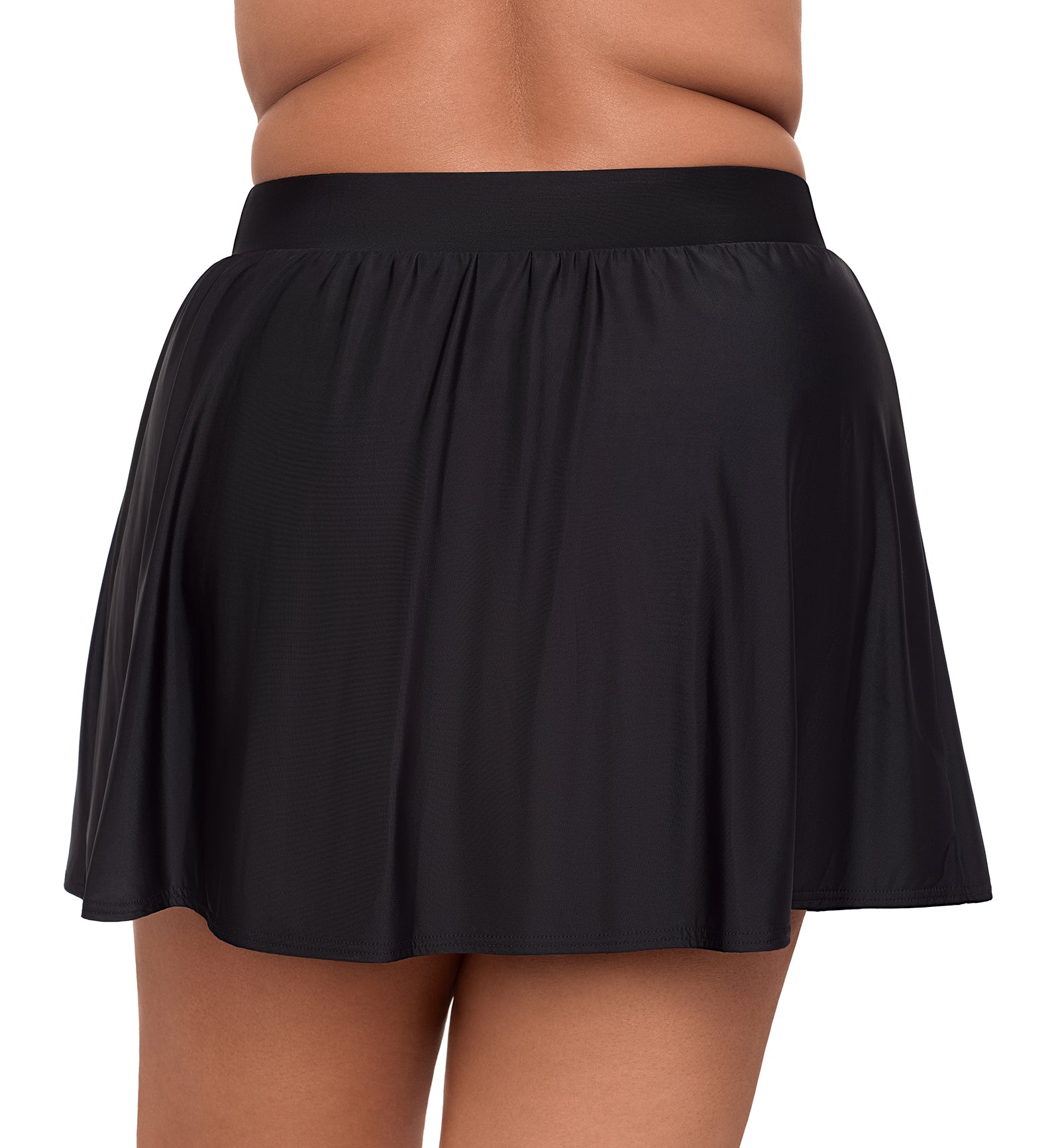 Miraclesuit Plus Size Swim Skirt (6518803W),16,Black - Black,16W
