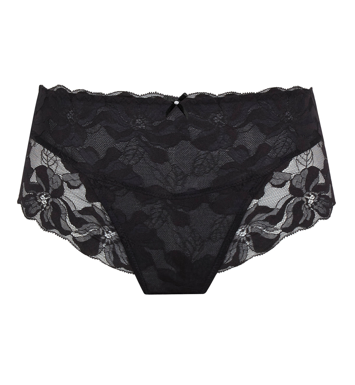 Panache Evangeline Deep Brief (11434),XS,Black - Black,XS