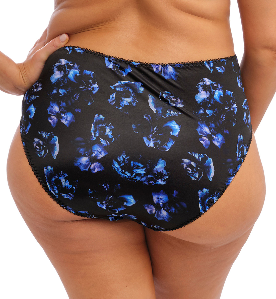 Elomi Morgan Stretch Lace Full Brief Panty (4116),3XL,Twilight - Twilight,3XL