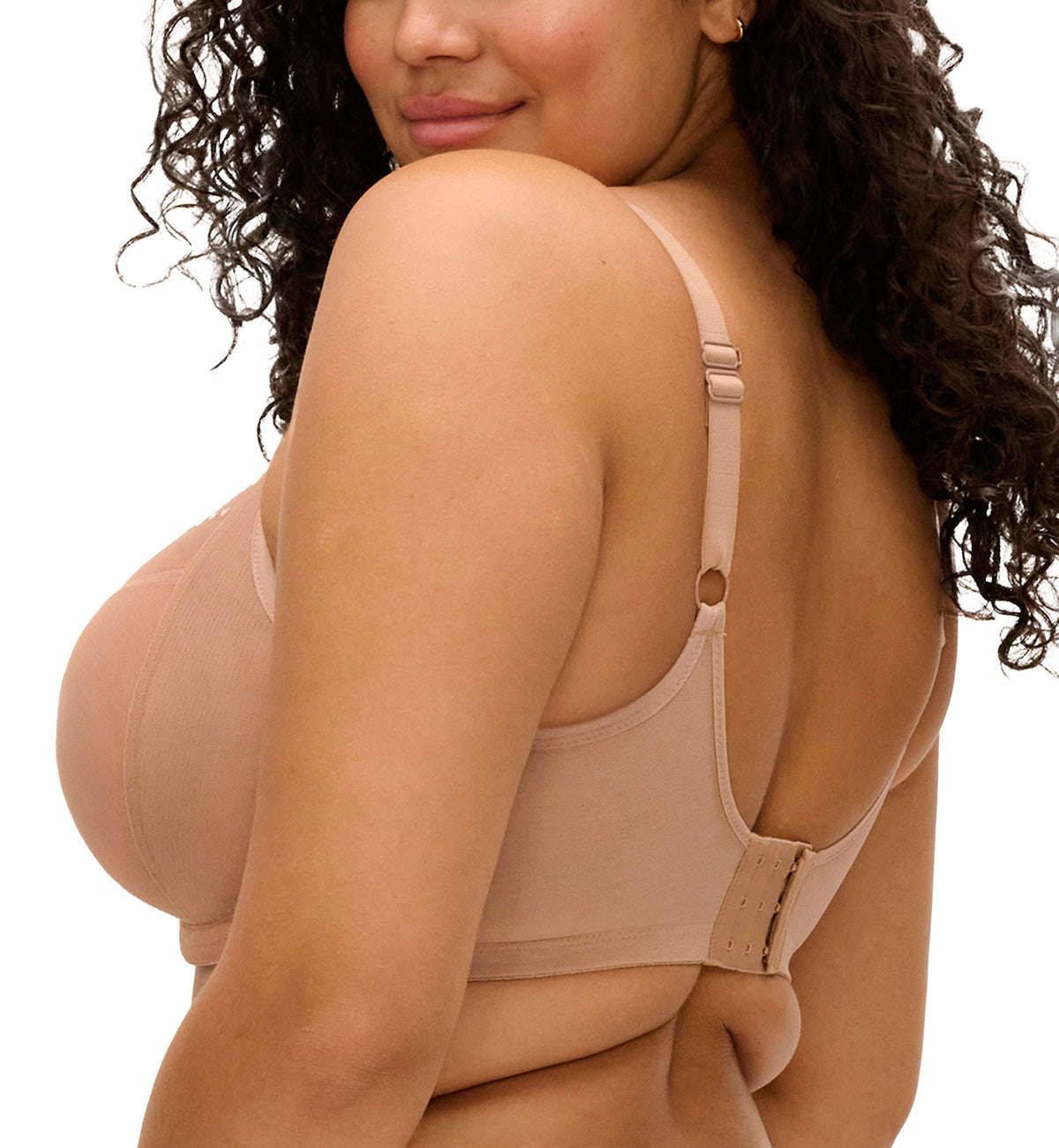 Elomi Matilda Banded Plunge Underwire Bra (8900),32G,Cafe au Lait - Cafe au Lait,32G