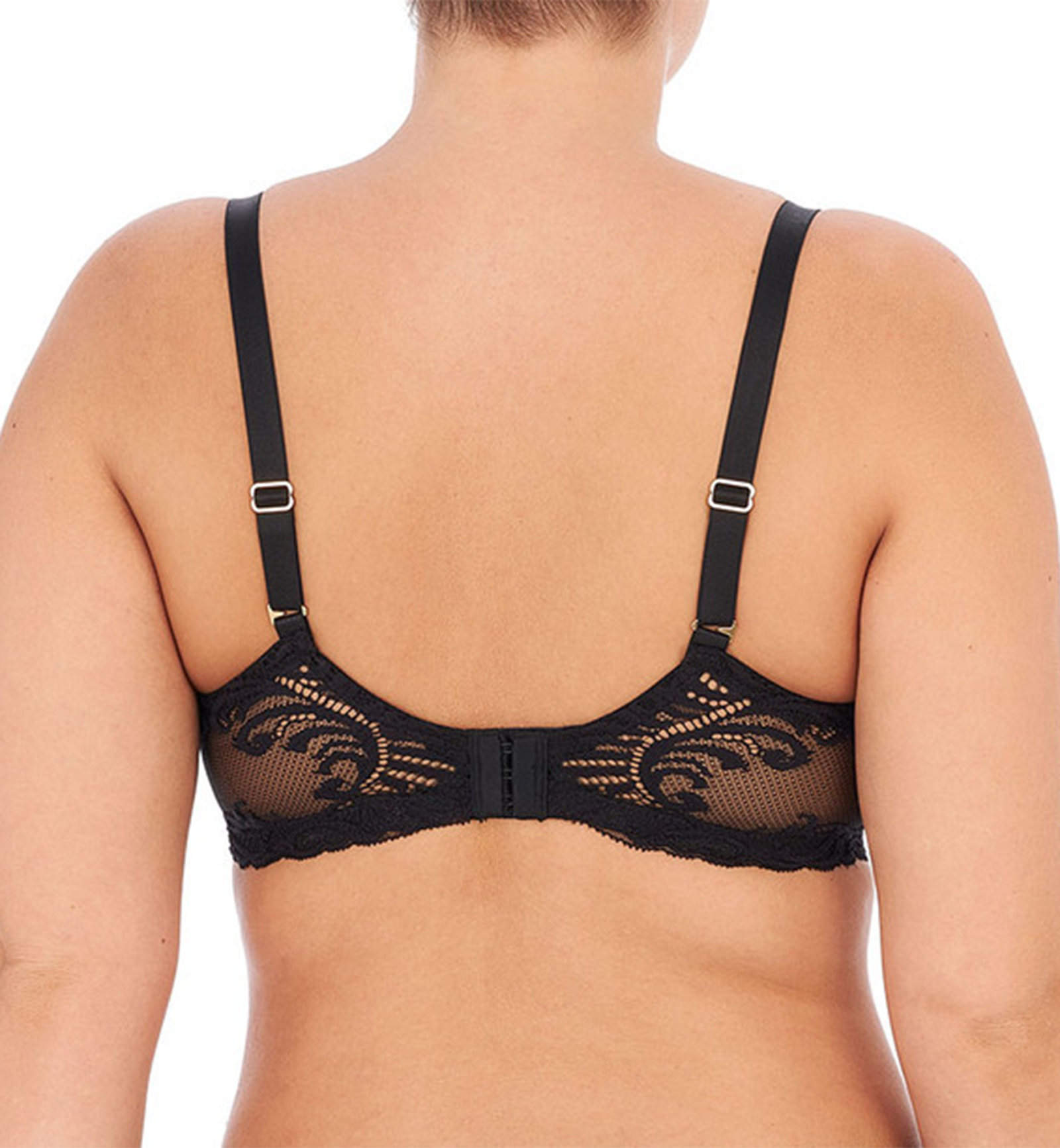 Natori Feathers Full Figure Contour Plunge Underwire Bra (741299),30D,Black - Black,30D