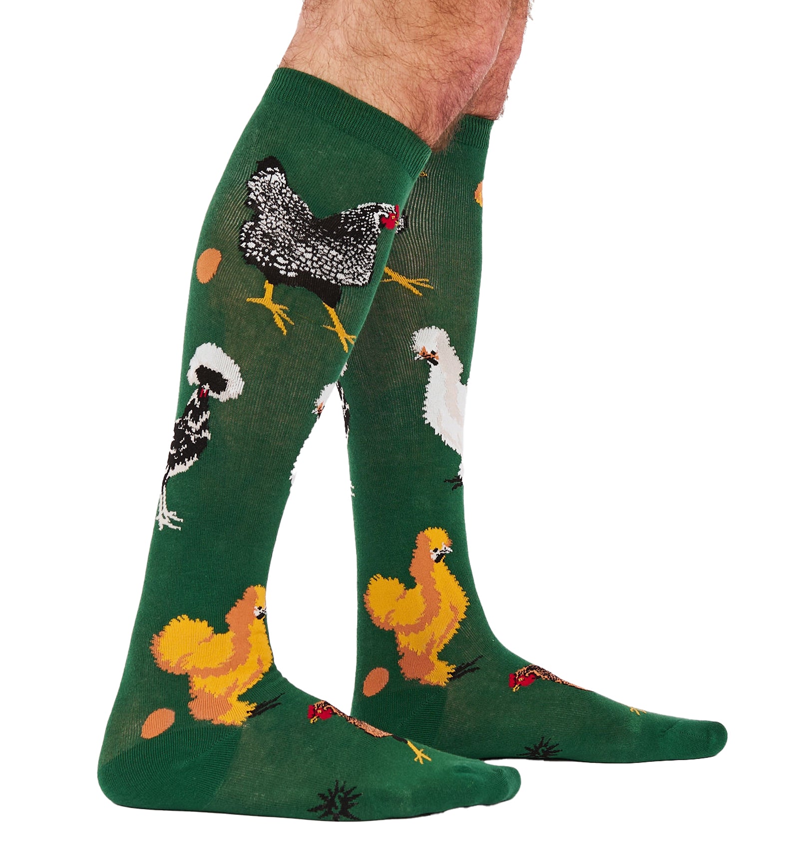 SOCK it to me Unisex Knee High Socks (F0686),Are You Chicken Me Out - Are You Chicken Me Out,One Size