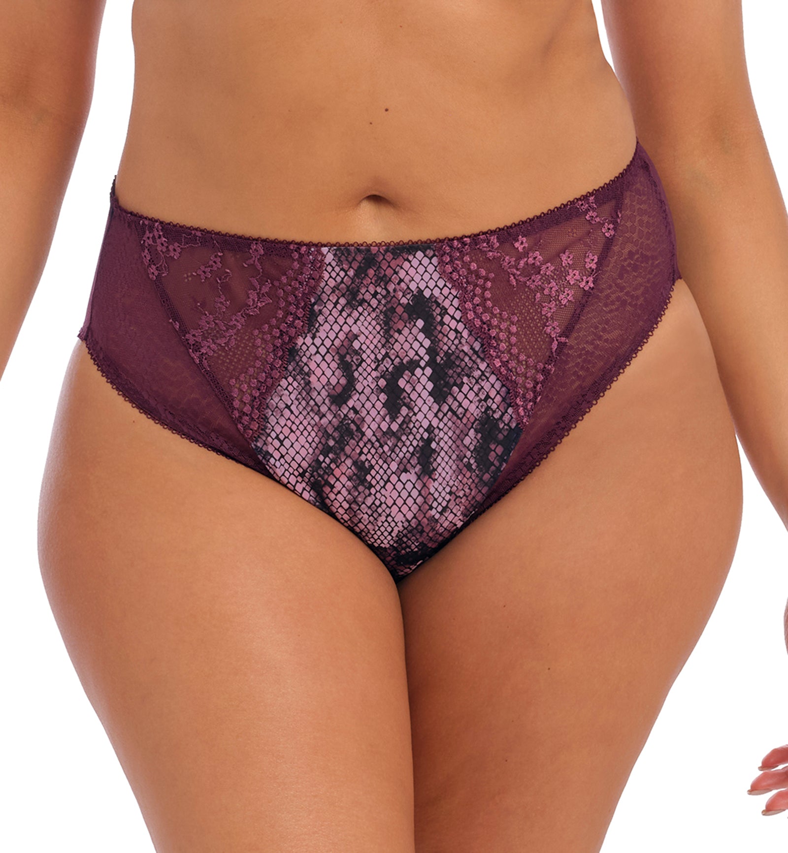 Elomi Lucie Matching High Leg Brief (4496),Large,Mambo - Mambo,Large