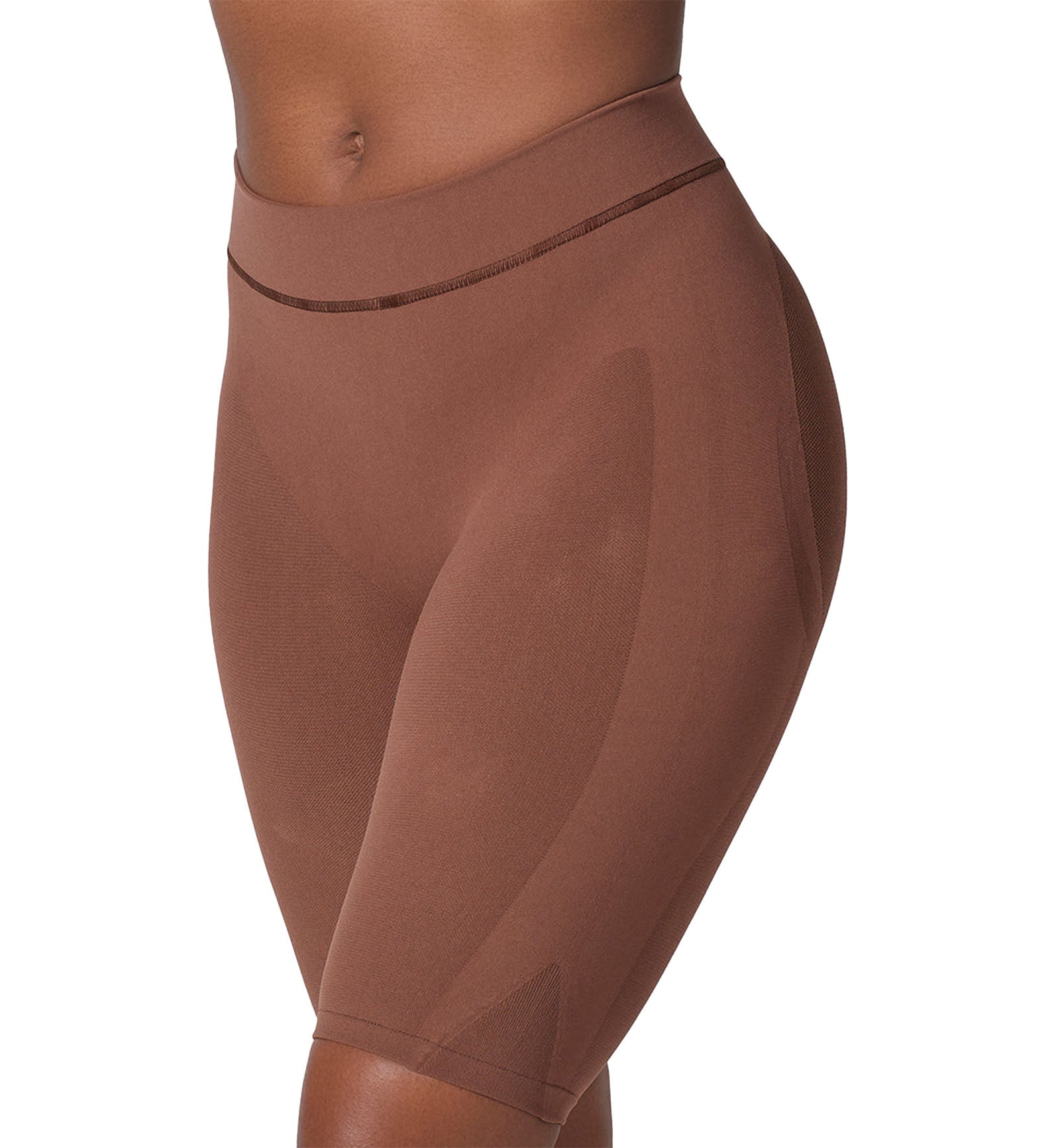 Leonisa Well-Rounded Invisible Butt Lifter Shaper Short (012778),S/M,Brown - Brown,S/M