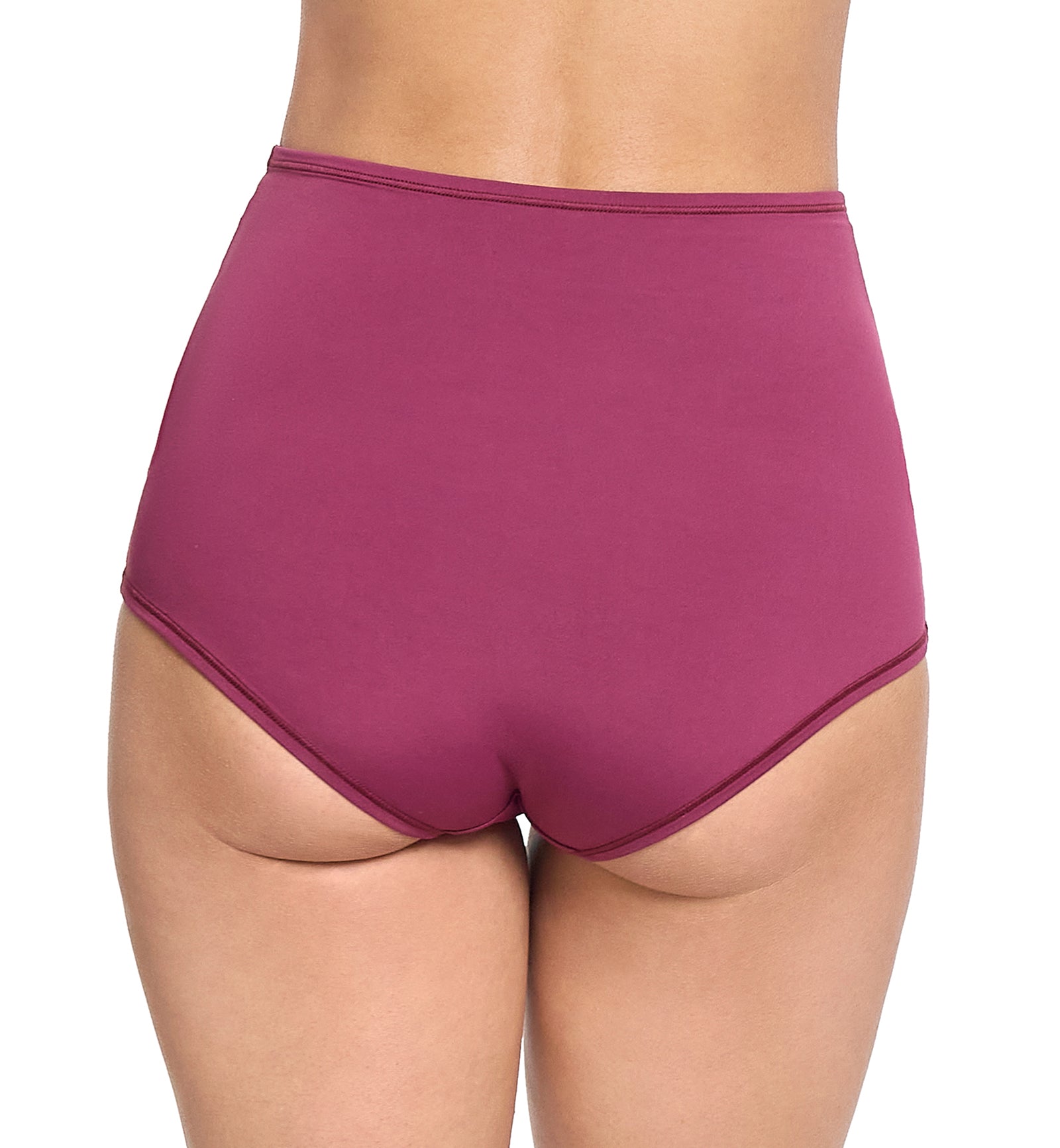 Hanky Panky YourFit High Rise Boyshort (6S2264),Medium,Mulled Wine - Mulled Wine,One Size