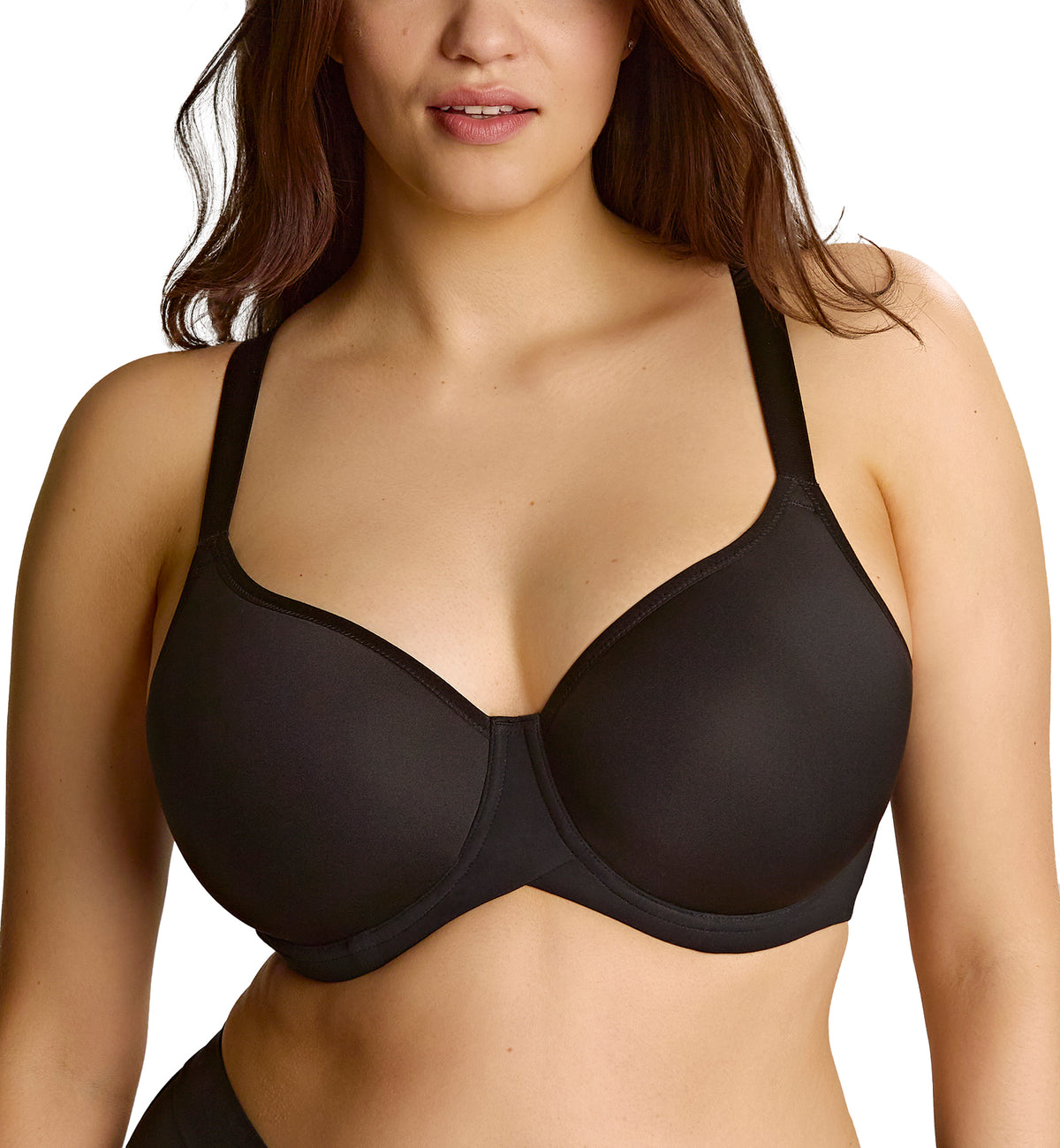 Sculptresse Form Spacer Molded Underwire Bra (11331),34E,Black - Black,34E