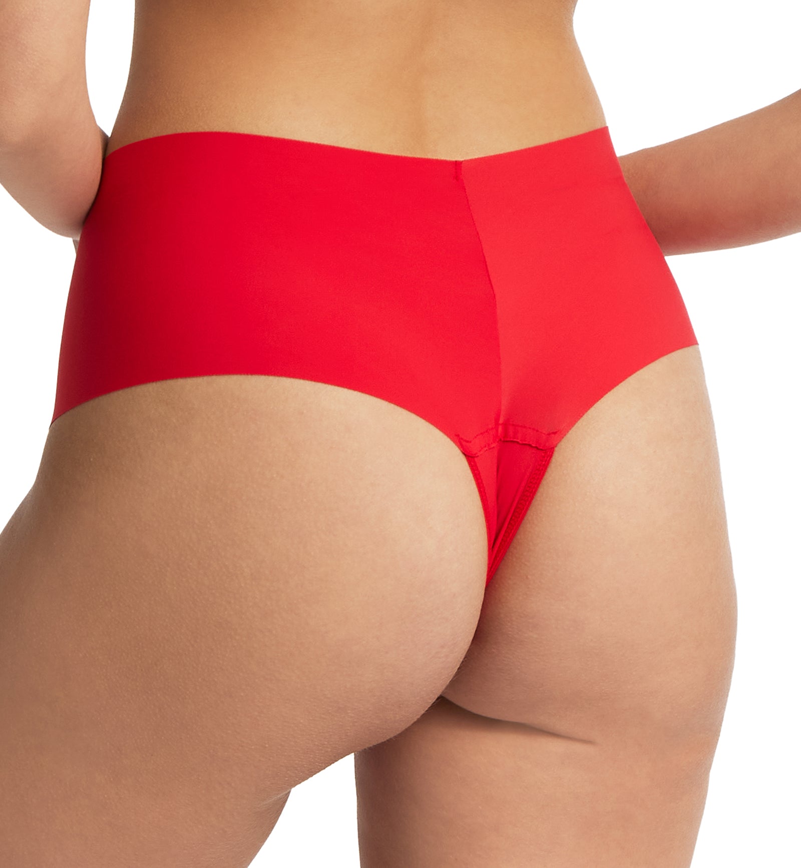 Hanky Panky BreatheSoft Hi-Rise Thong (6J1921B),Small,Sleigh Queen - Sleigh Queen,Small