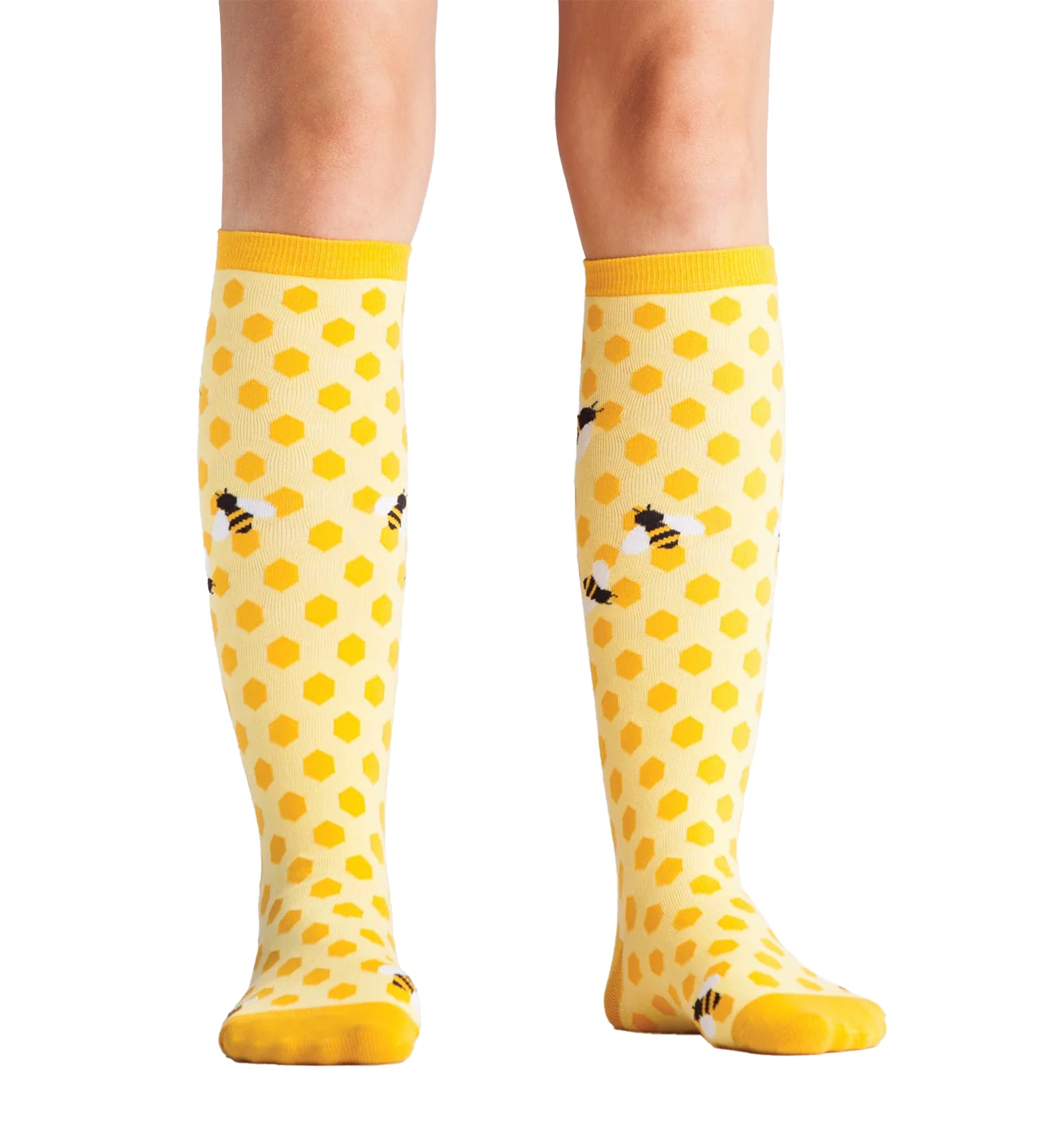 SOCK it to me Unisex Knee High Socks (f0192),Bee's Knees - Bee's Knees,One Size