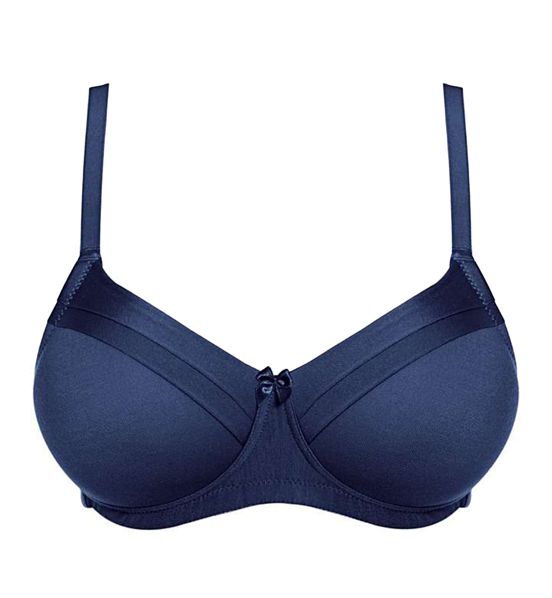 Royce Maisie Cotton Lined Non-wire Bra (1091),30F,Navy - Navy,30F