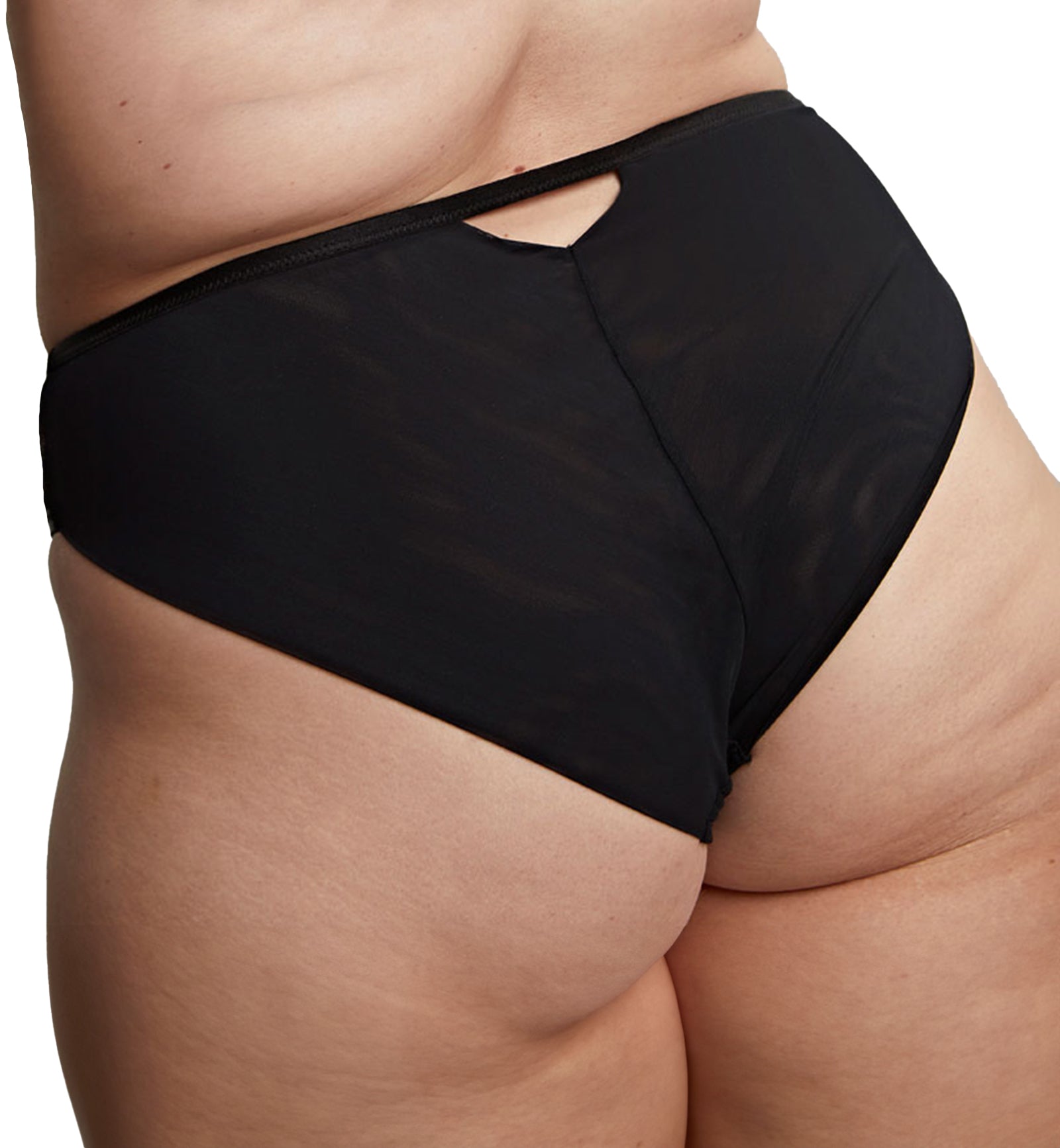 Sculptresse by Panache Josephine High Leg Brief (10852),Medium,Black/Latte - Black/Latte,Medium