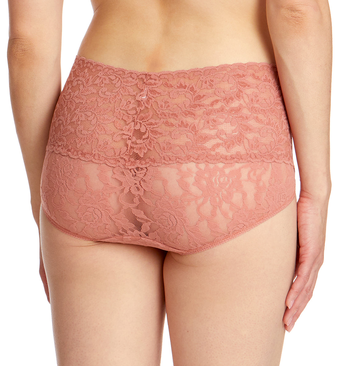 Hanky Panky Retro Lace V-kini (9K2124),Small,Himalayan Pink - Himalayan Pink,Small