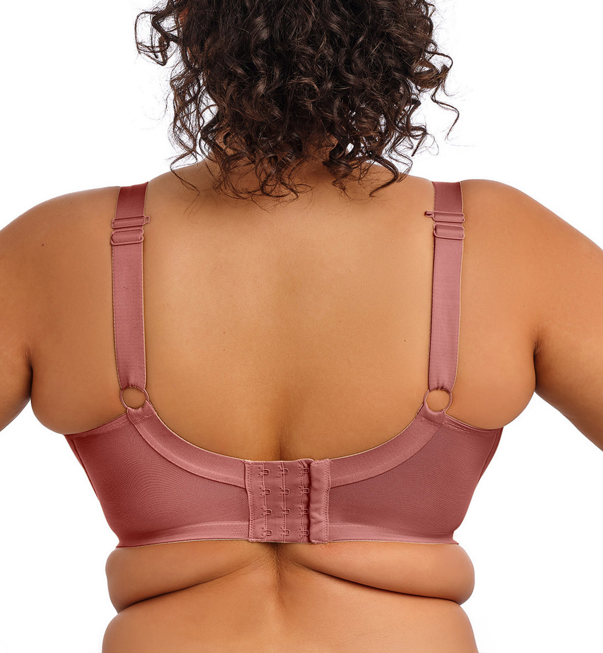 Elomi Energise J-Hook Underwire Sports Bra (8041),32GG,Rosewood - Rosewood,32GG