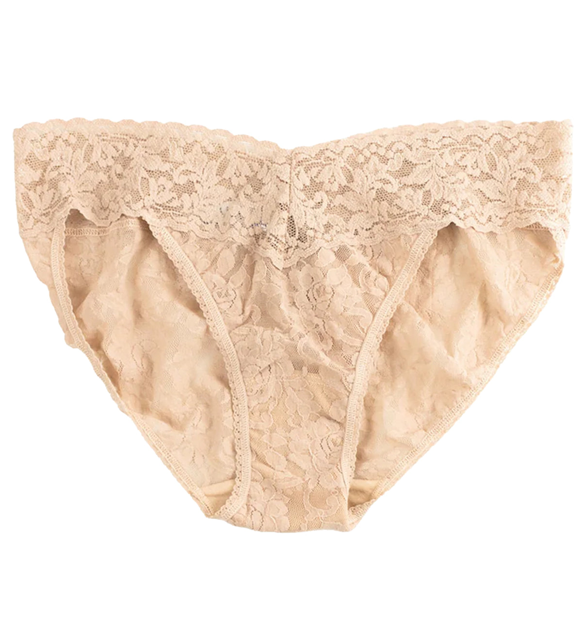 Hanky Panky Signature Lace V-kini (482374),Small,Chai - Chai,Small