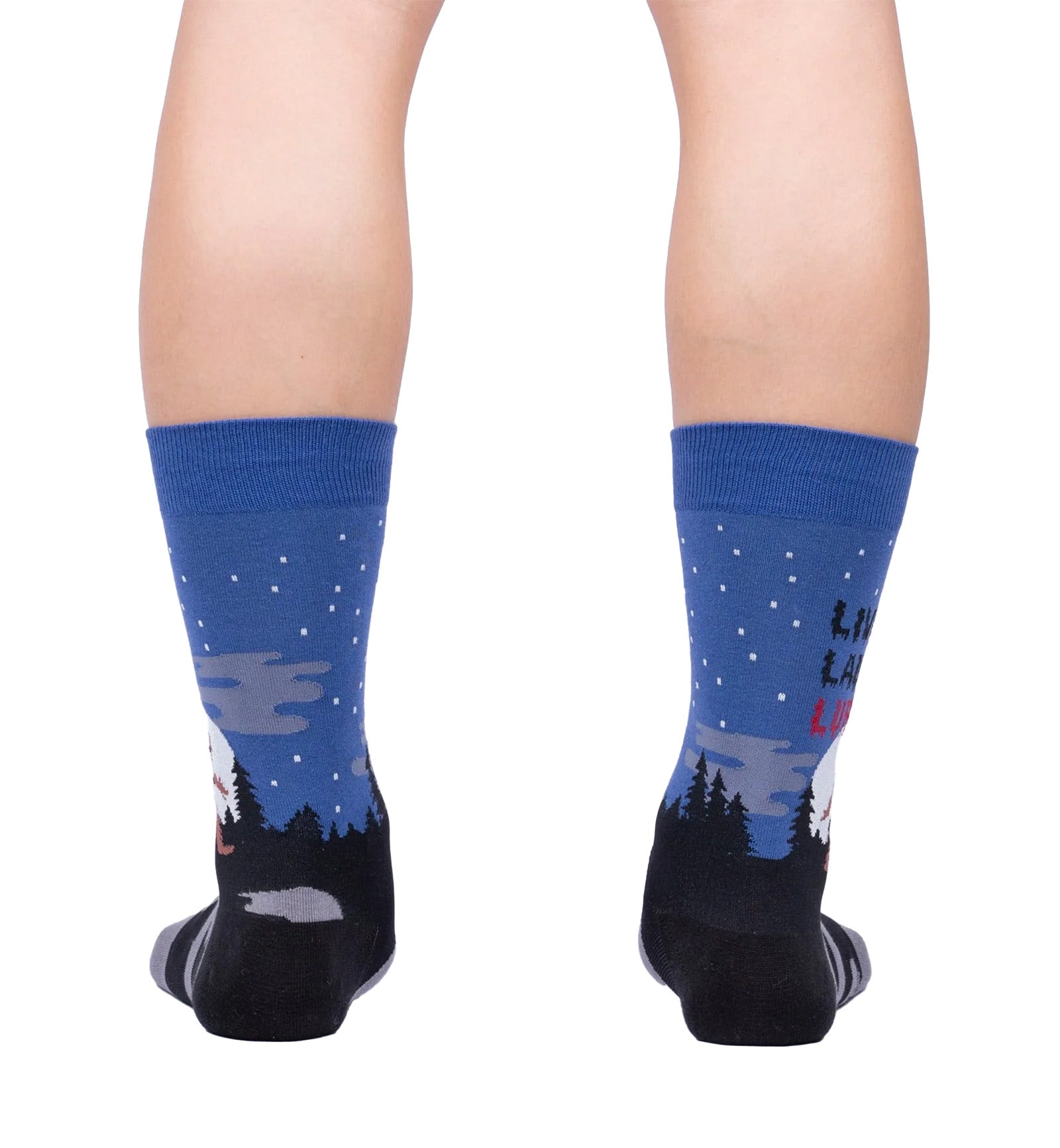 SOCK it to me Men's Crew Socks (MEF0602),Live, Laugh, Lurk - Live Laugh Lurk,One Size