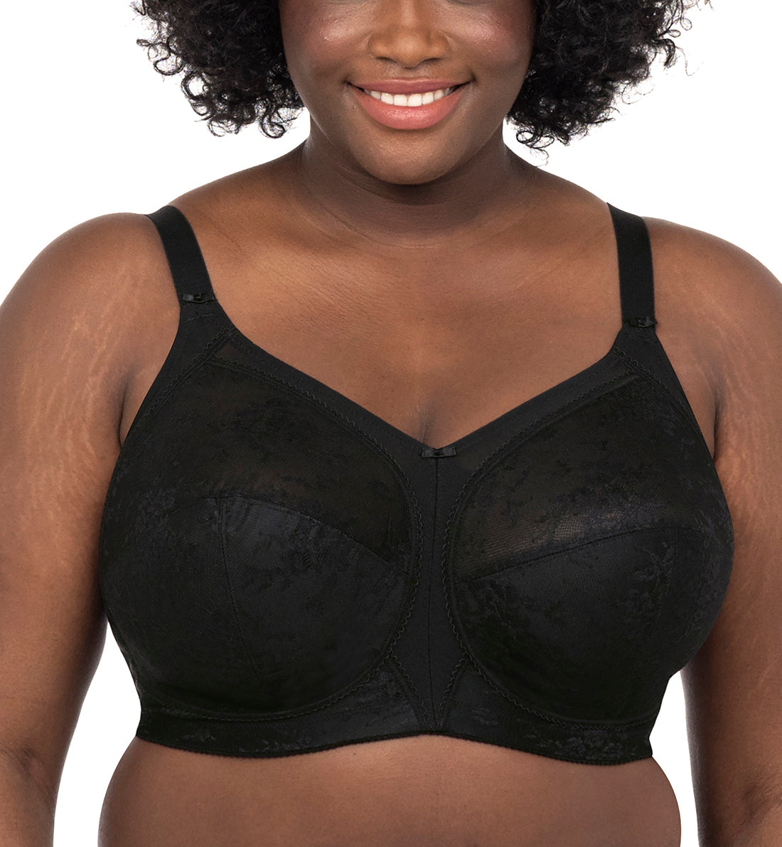 Goddess Verity Full Cup Non Wire Bra (700218),34I,Black - Black,34I