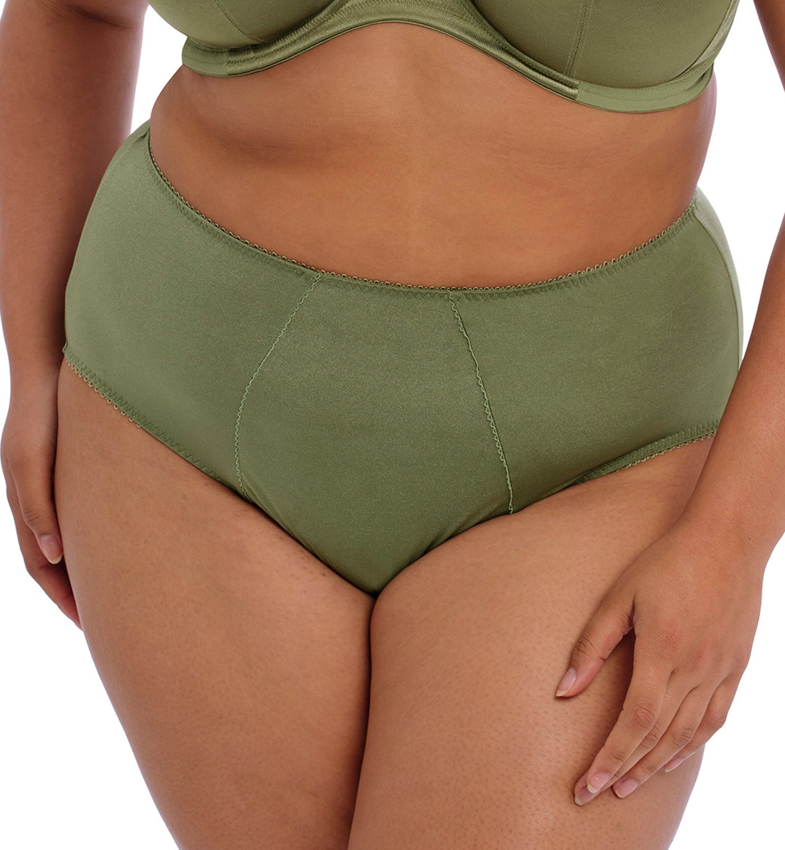 Goddess Keira Matching Brief (6095),Medium,Olive - Olive,Medium