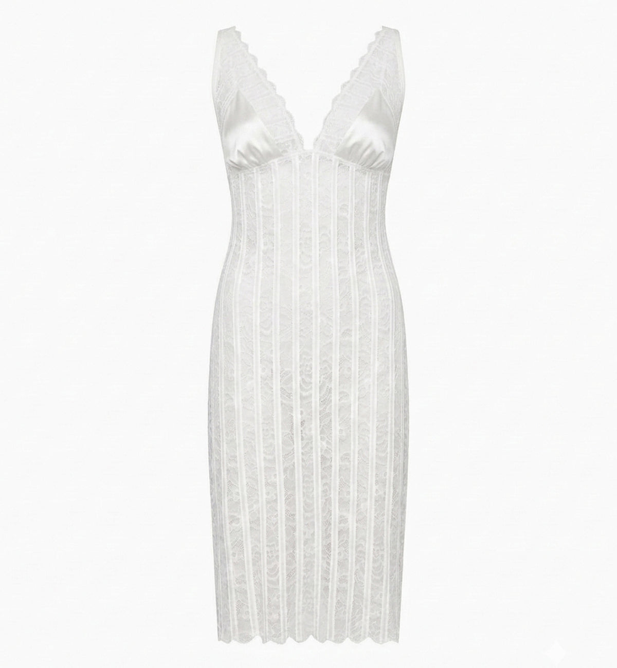 Cosabella Misteriosa Slip Dress (MISSW2710),Small,Moon Ivory - Moon Ivory,Small