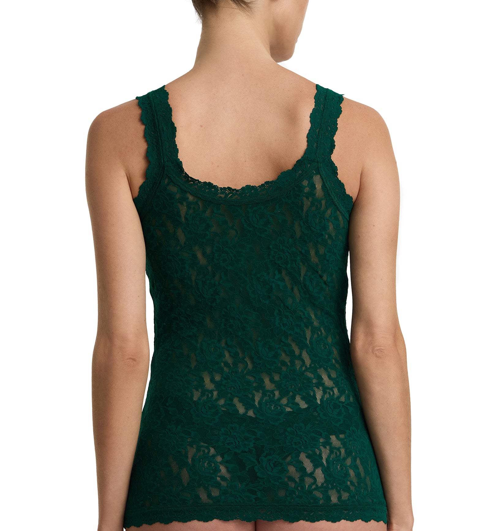 Hanky Panky Signature Lace Unlined Camisole (1390LP),XS,Spruce - Spruce,XS